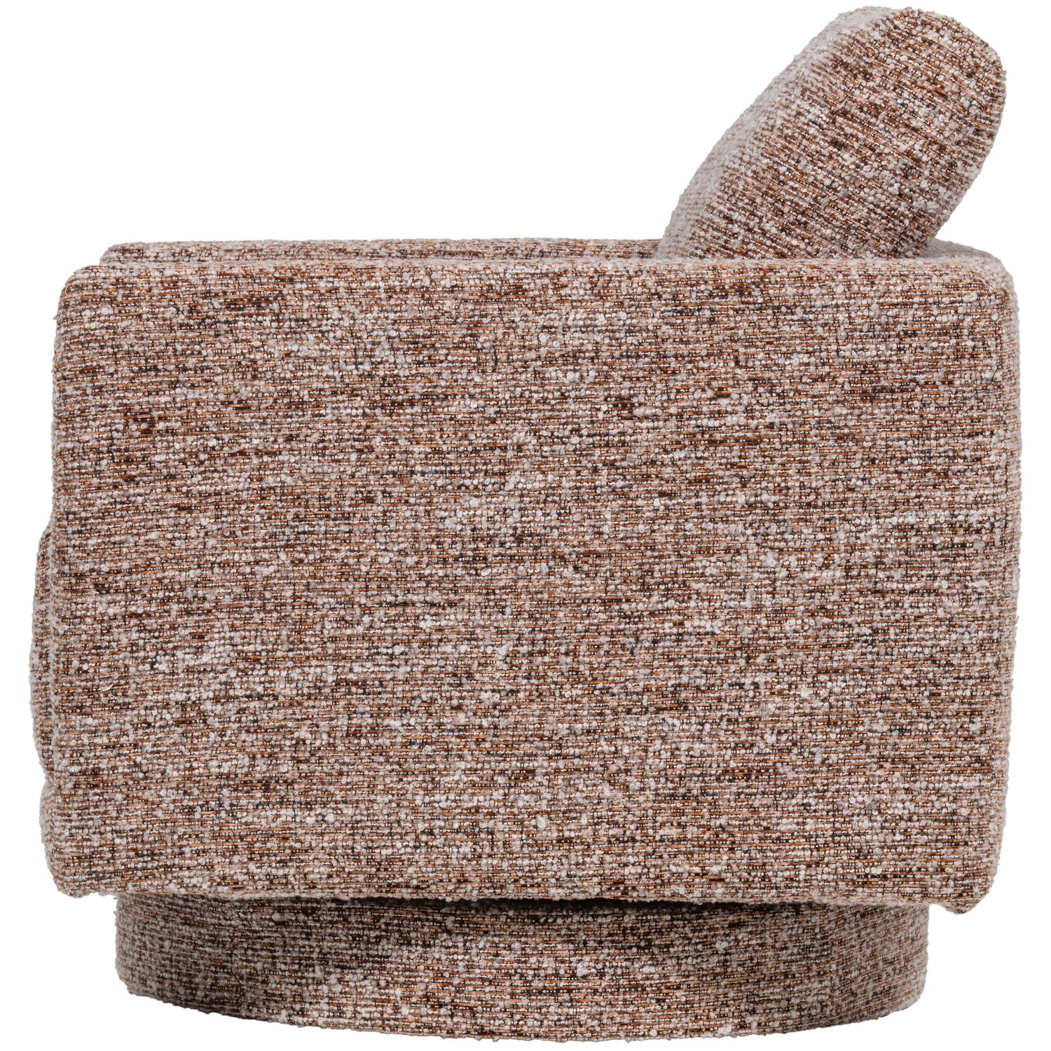 Woood | Draaifauteuil Oska bruin melange