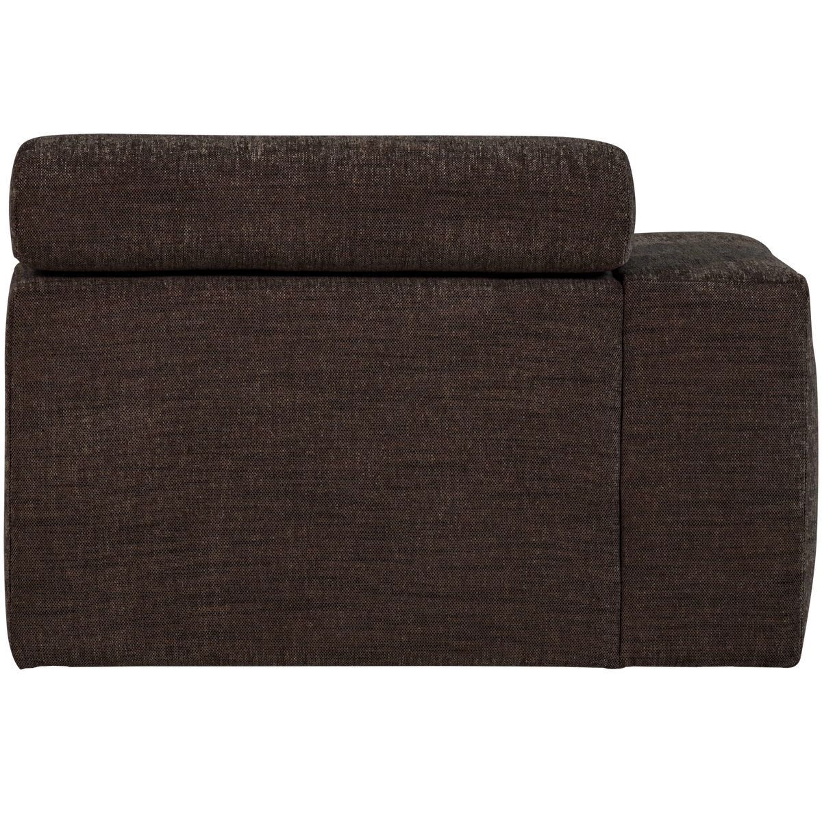 Woood | 1-Zits element Novi arm links donkerbruin melange