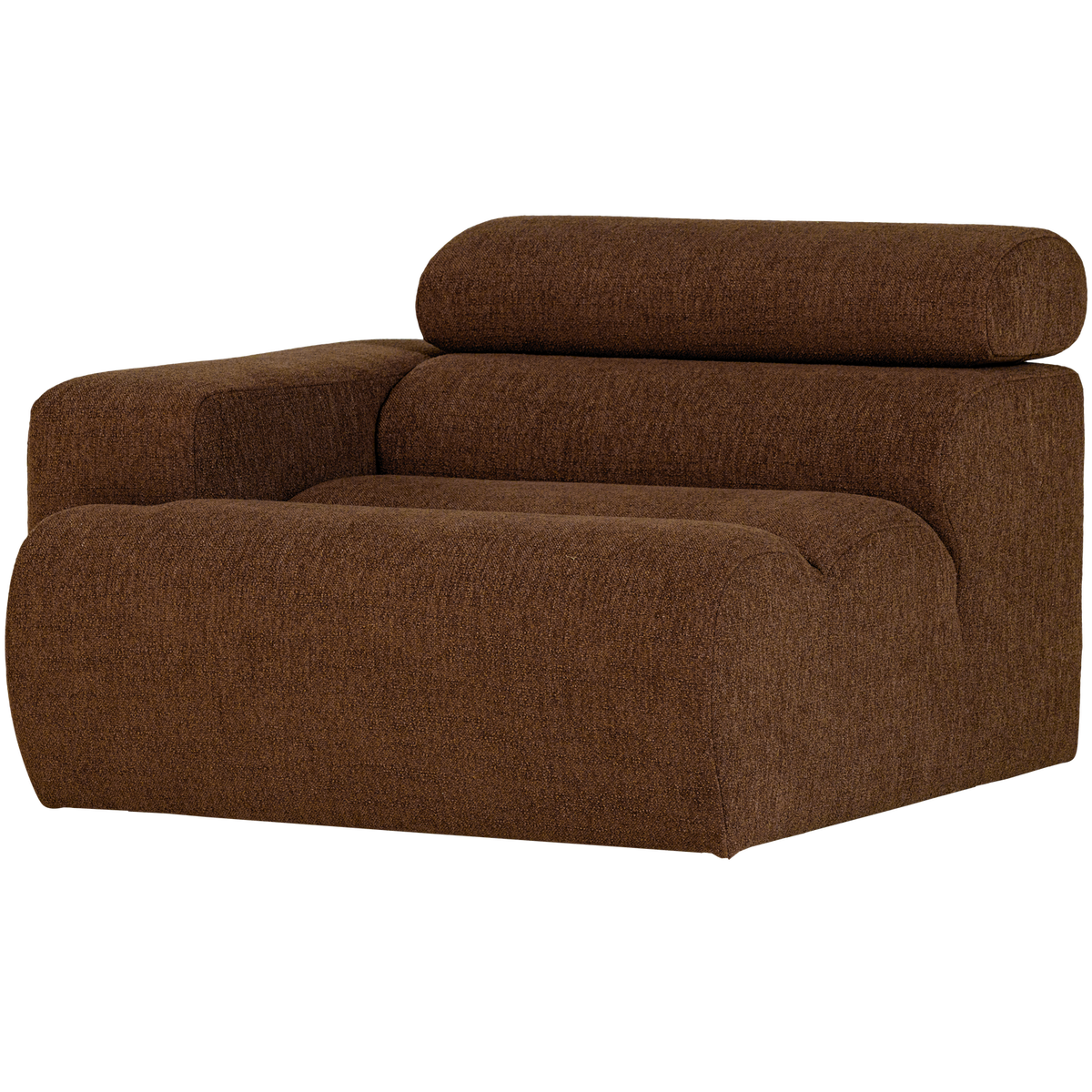 Woood | 1-Zits element Novi arm links boucle mokkabruin