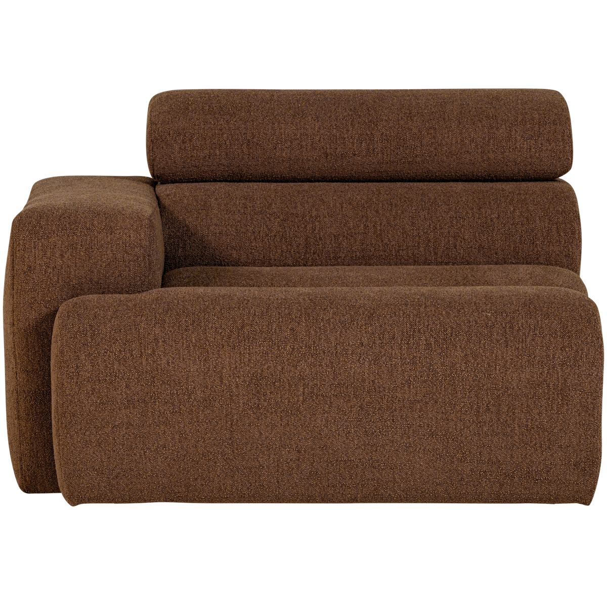 Woood | 1-Zits element Novi arm links boucle mokkabruin