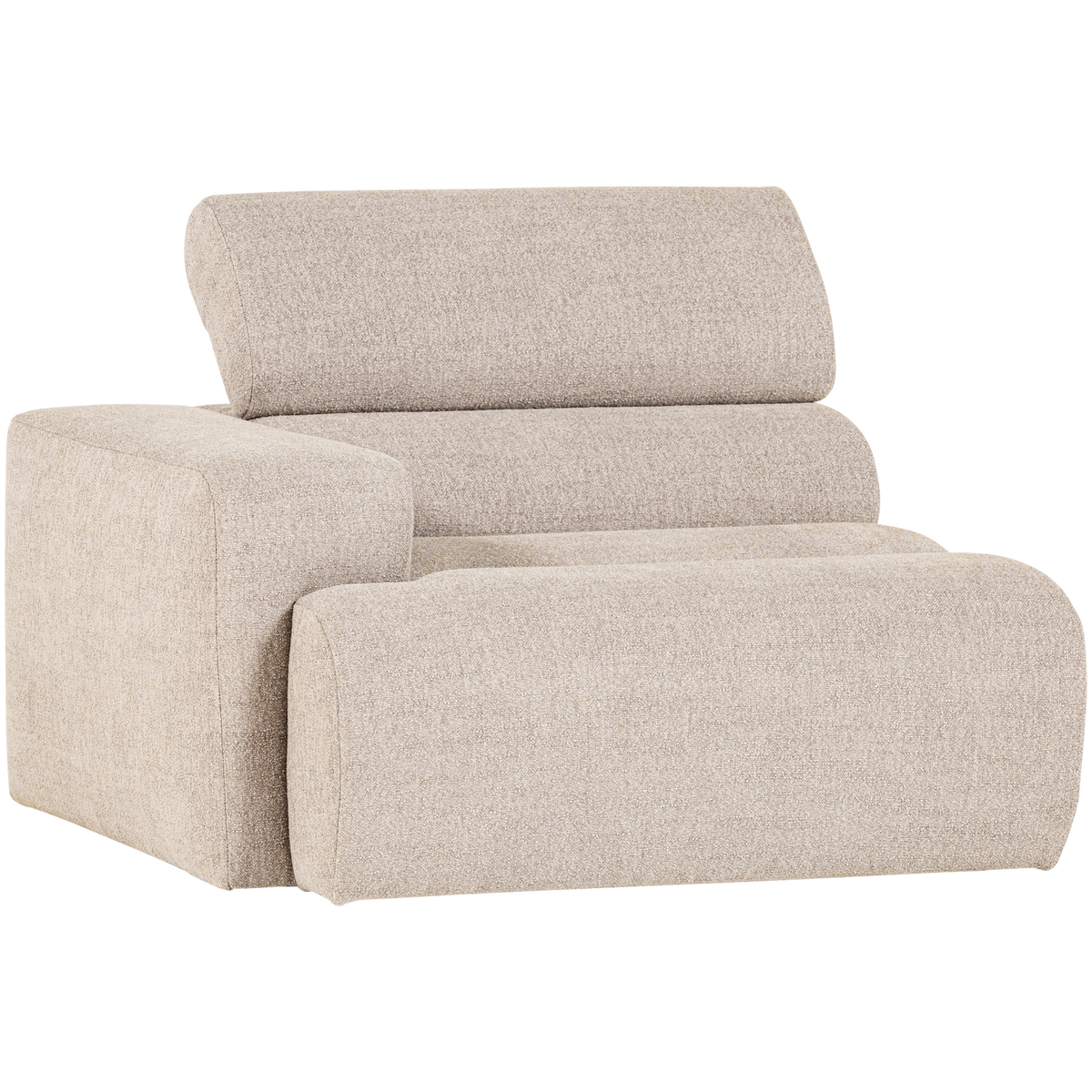 Woood | 1-Zits element Novi arm links boucle naturel