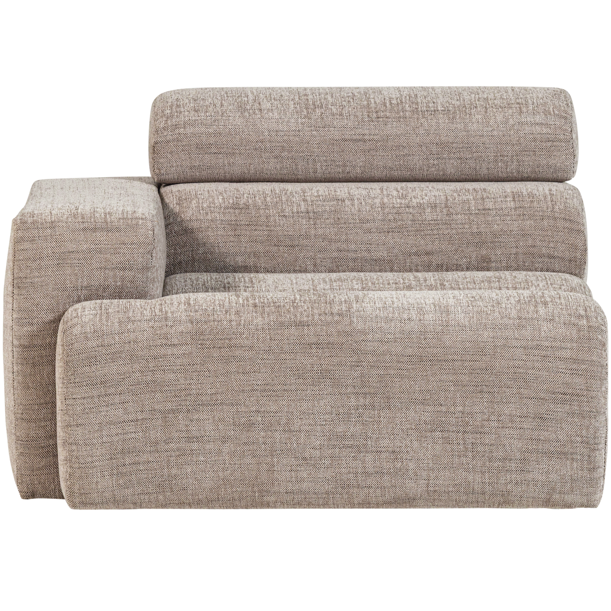 Woood | 1-Zits element Novi arm links naturel melange