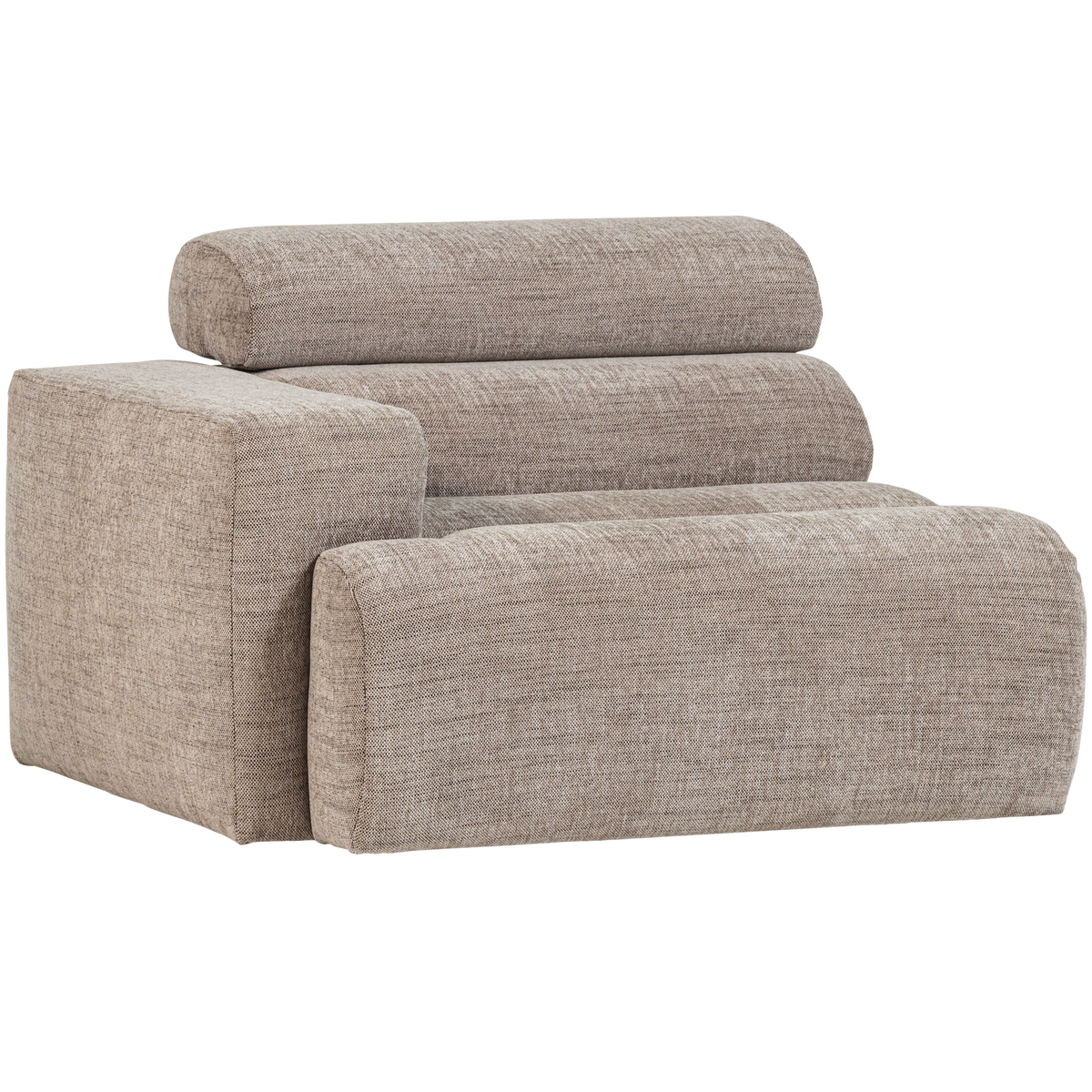 Woood | 1-Zits element Novi arm links naturel melange