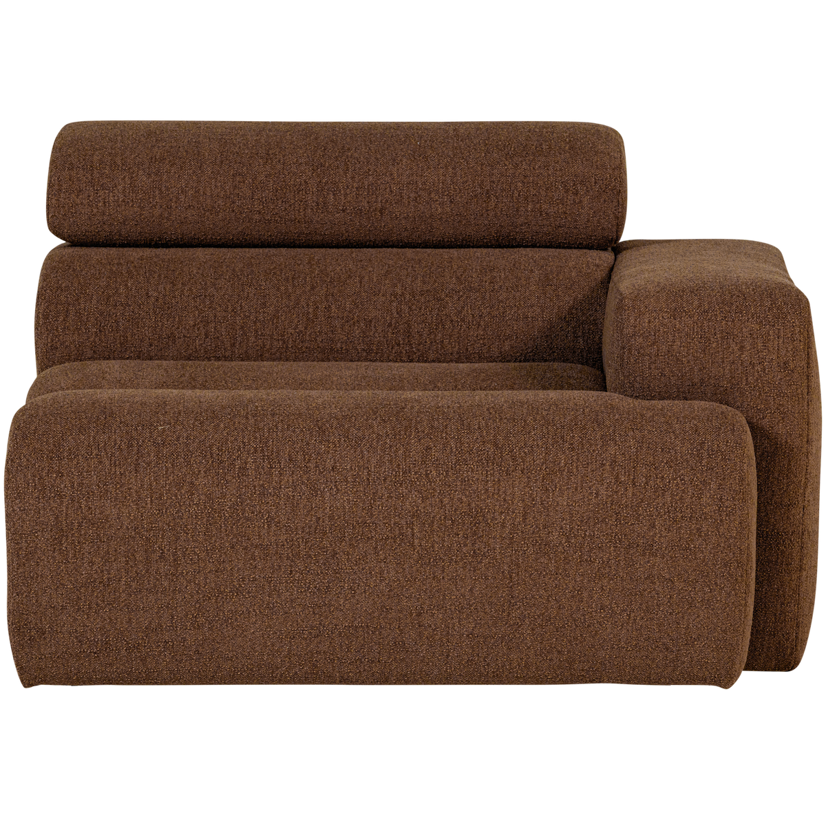 Woood | 1-Zits element Novi arm rechts boucle mokkabruin