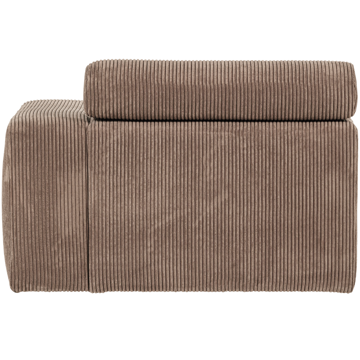 Woood | 1-Zits element Novi arm rechts ribstof taupe