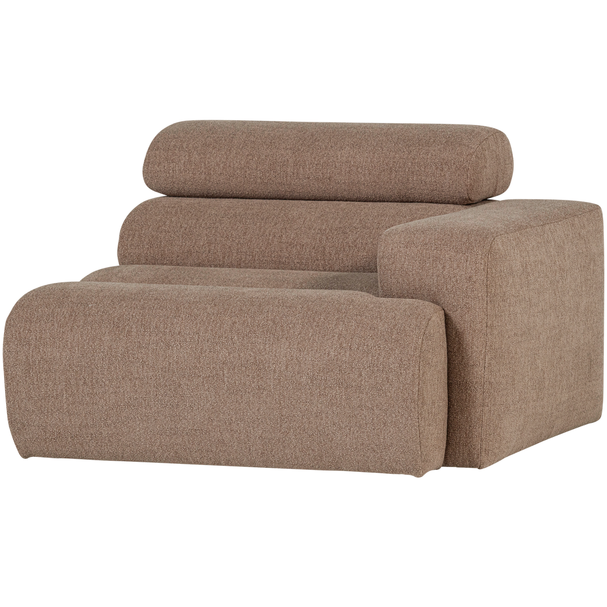 Woood | 1-Zits element Novi arm rechts boucle taupe