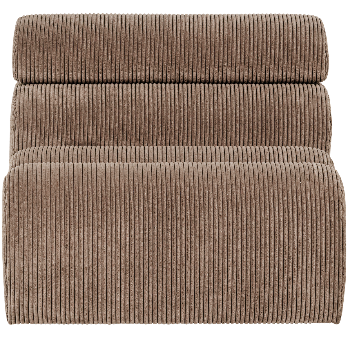 Woood | 1-Zits element Novi ribstof taupe