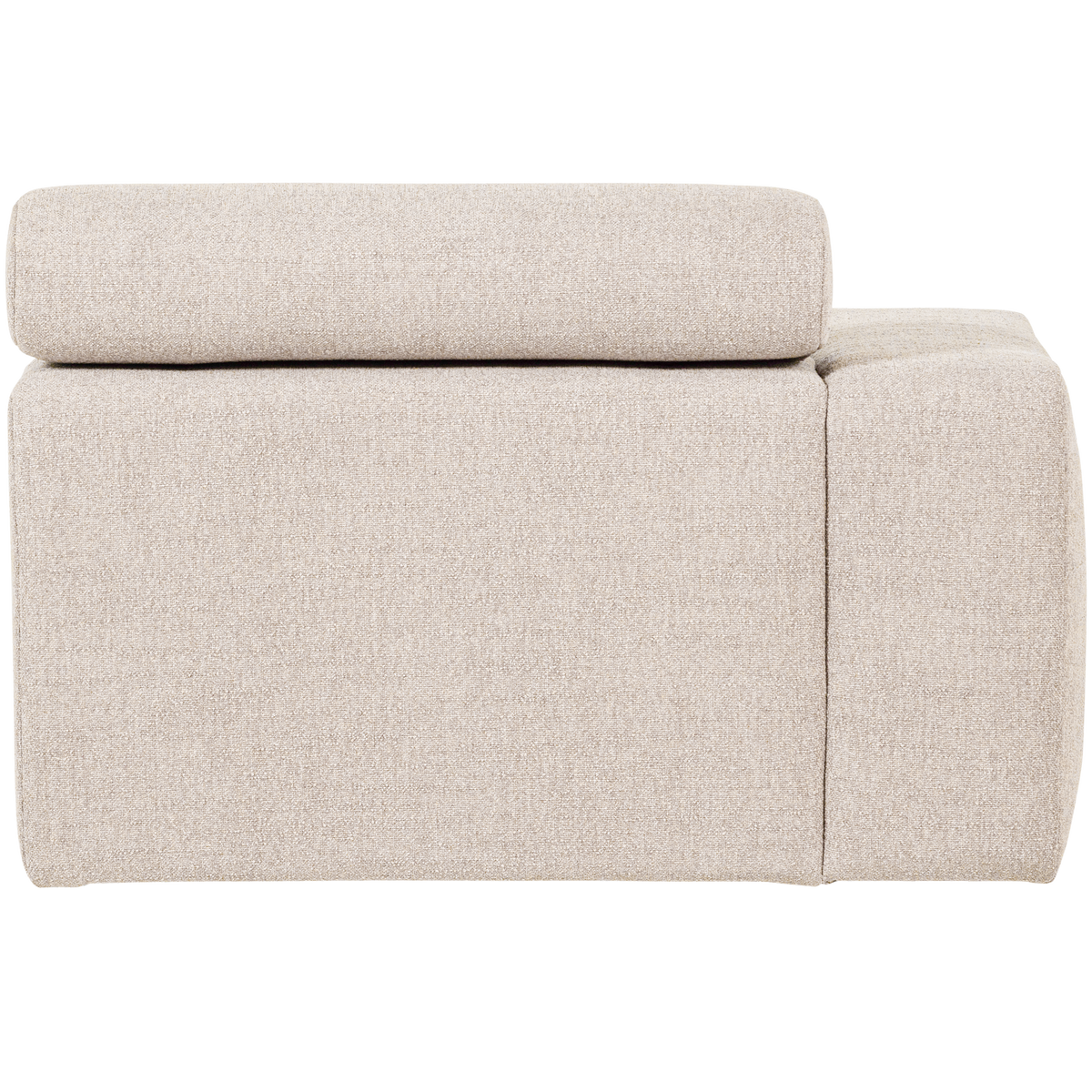 Woood | Chaise longue Novi element arm links boucle naturel