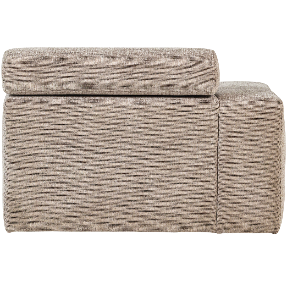 Woood | Chaise longue Novi element arm links naturel melange