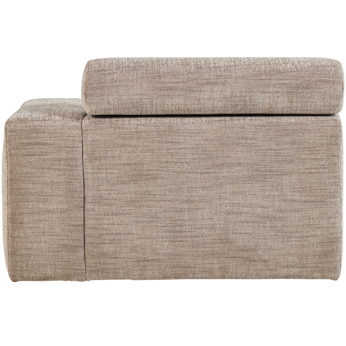 Woood | Chaise longue Novi element arm rechts naturel melange