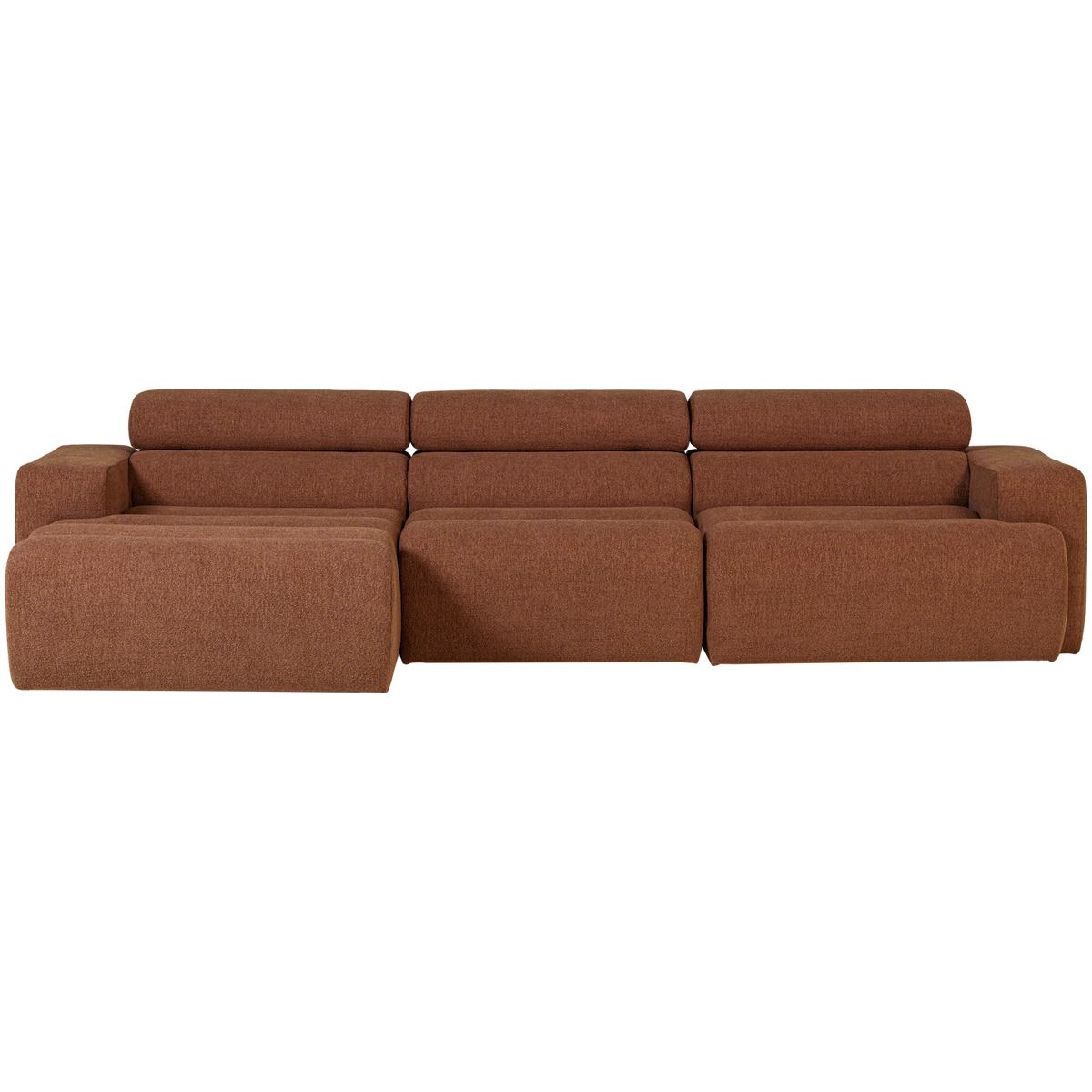 Woood | Chaise longue Novi links boucle terra