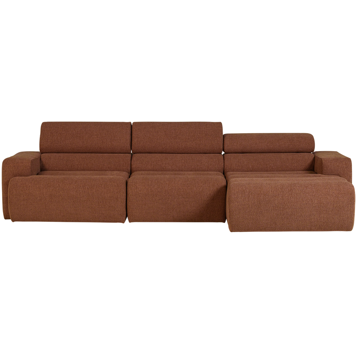 Woood | Chaise longue Novi rechts boucle terra