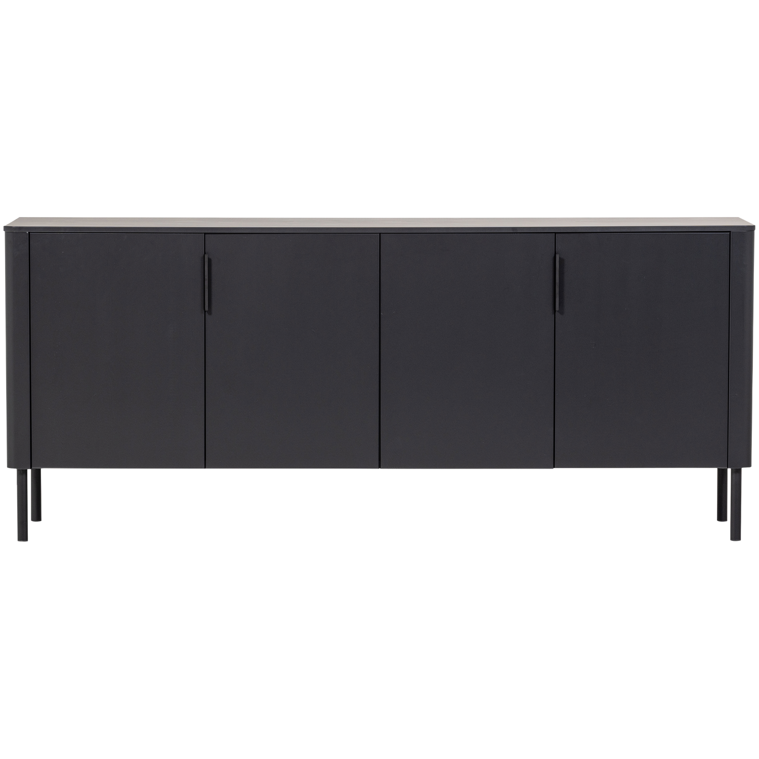Woood | Dressoir Gunnar 200cm matzwart