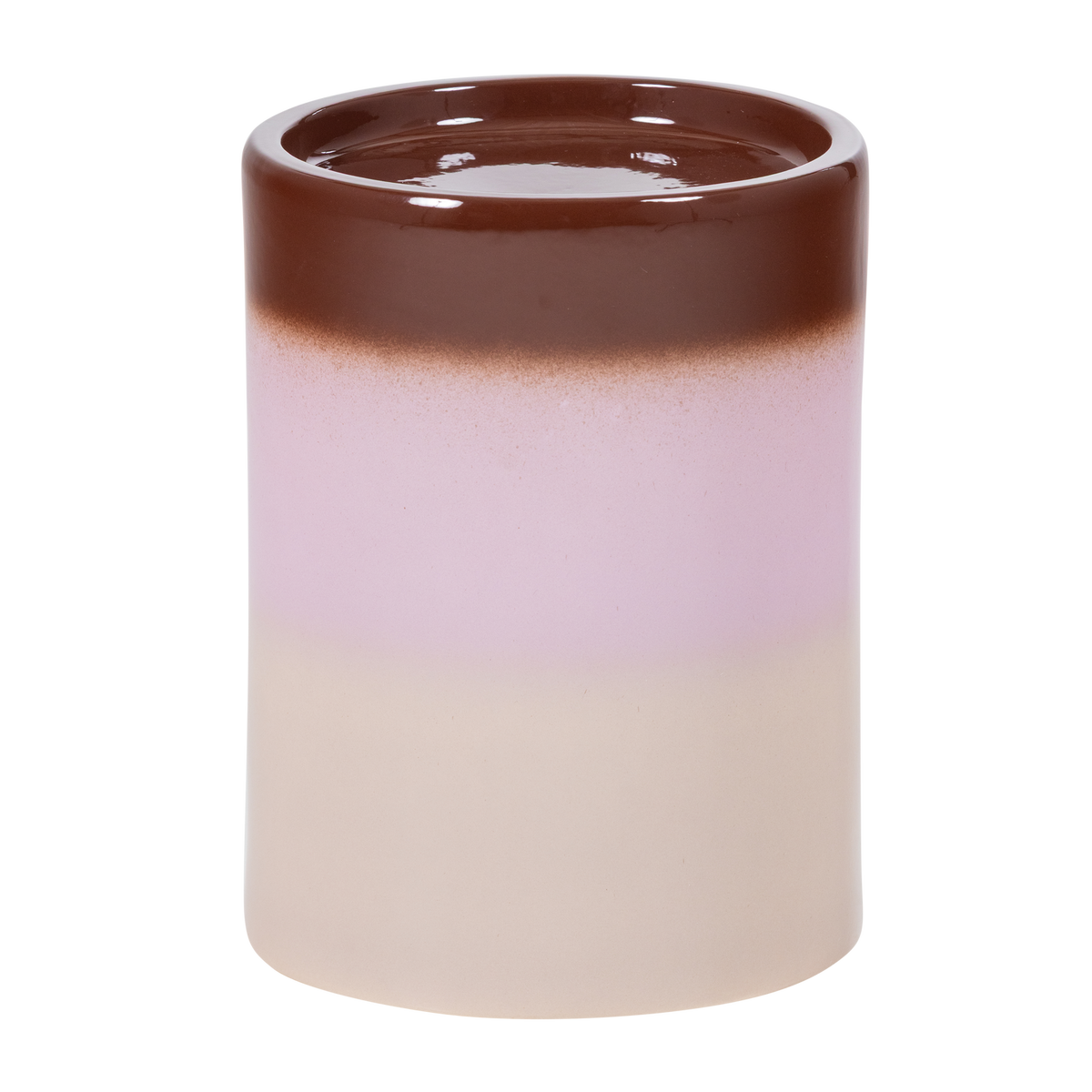 Woood | Bijzettafel Ollo keramiek roze/bruin