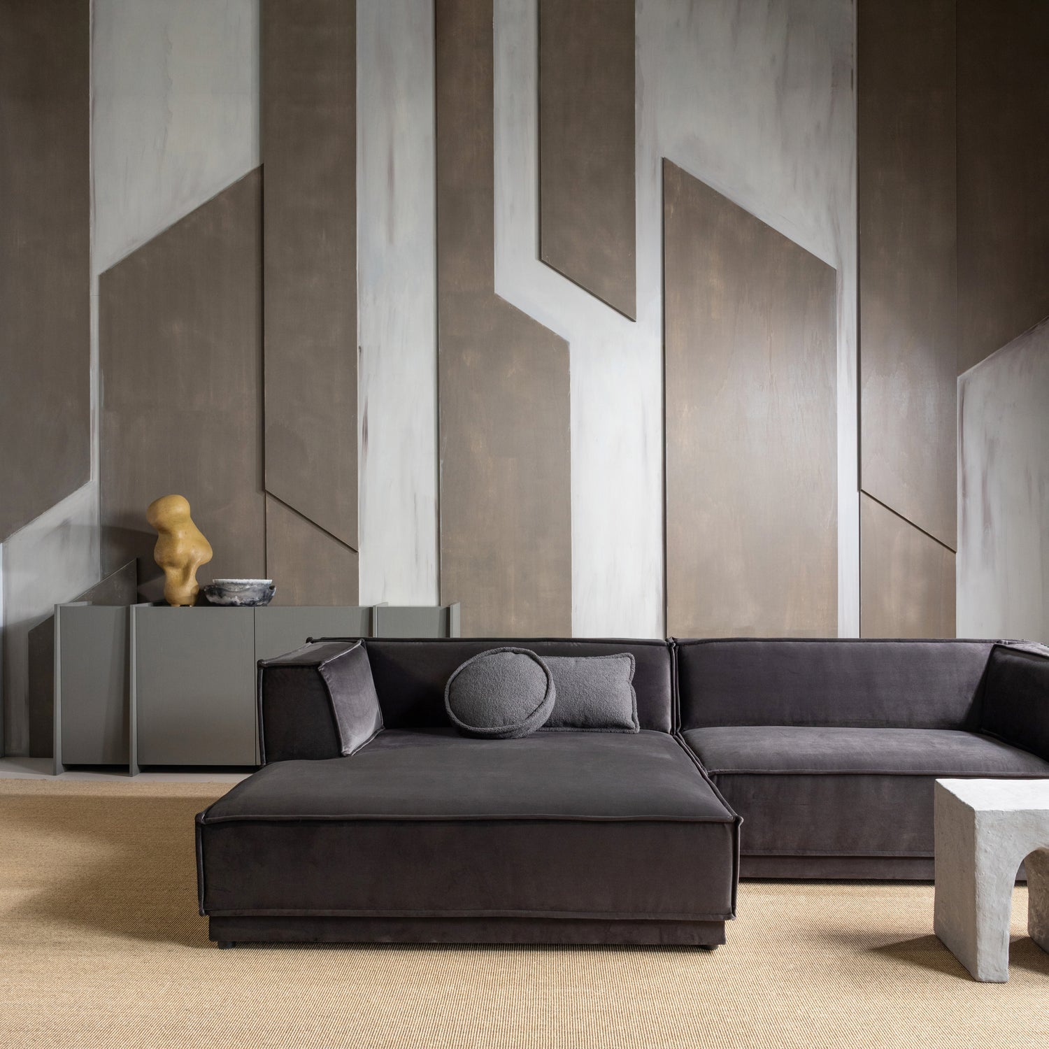 Woood | Schaal Evo epoxy zwart melange