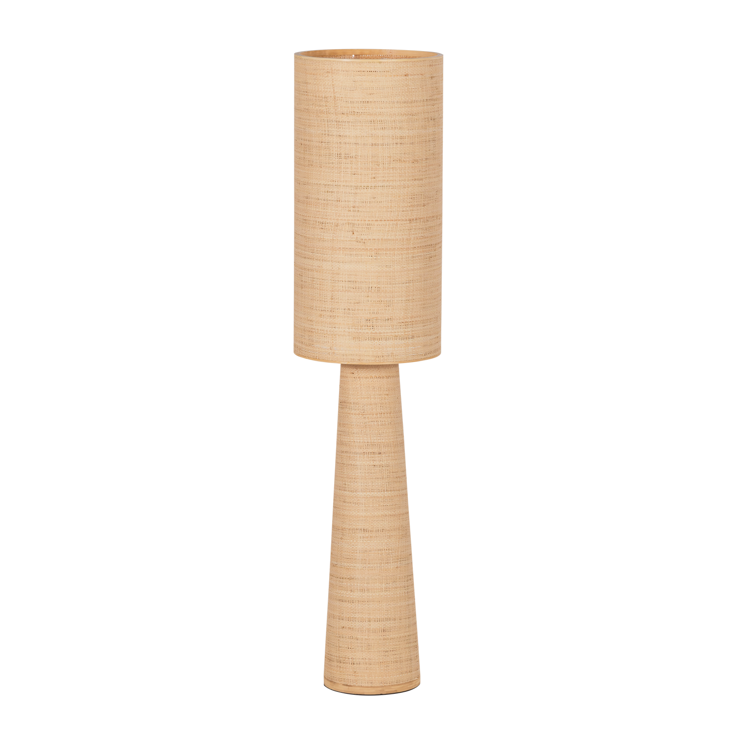 Woood | Vloerlamp Syro raffia naturel