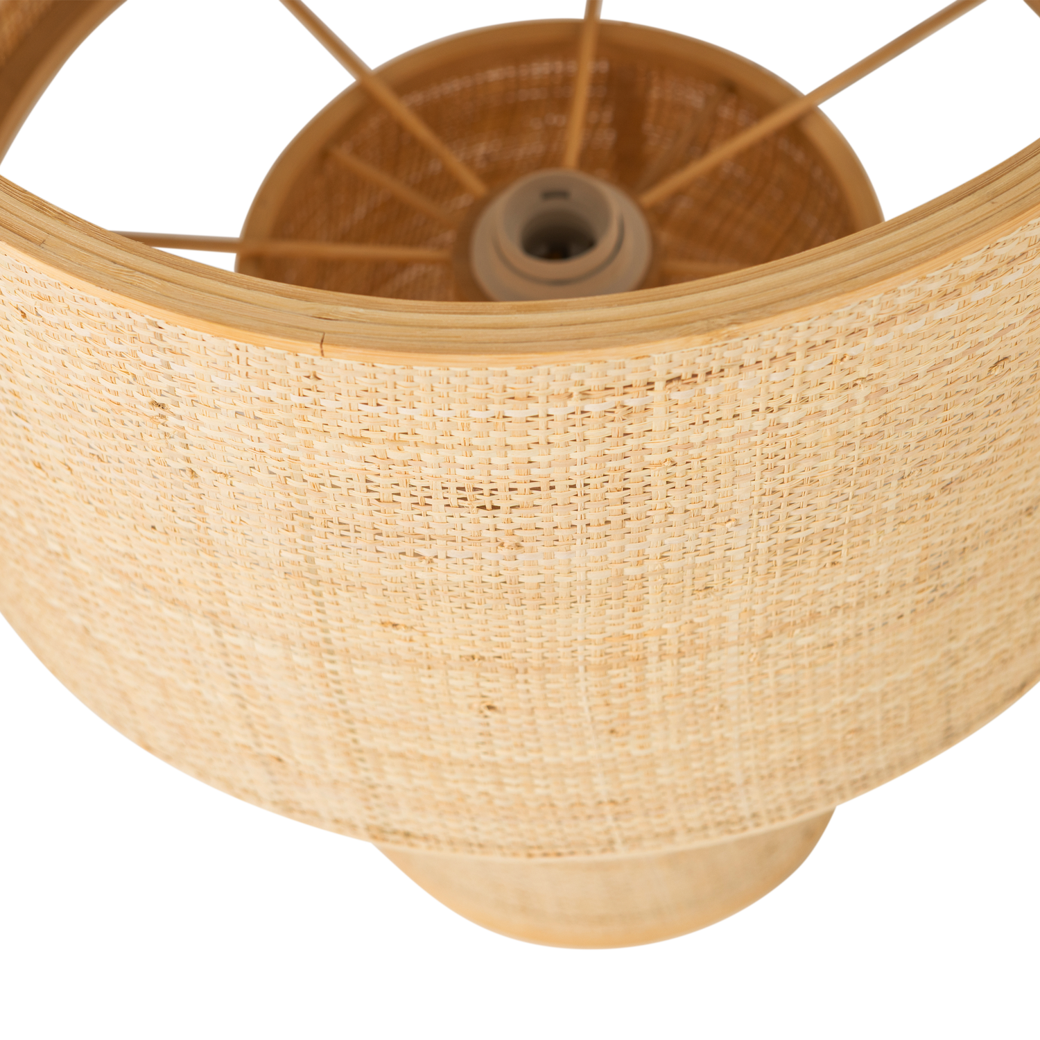 Woood | Tafellamp Syro raffia naturel