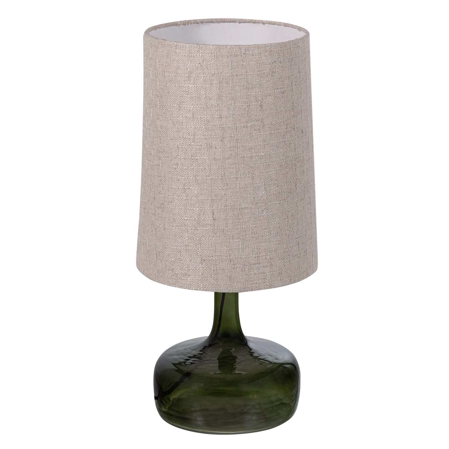 Woood | Tafellamp Luma glas groen naturel