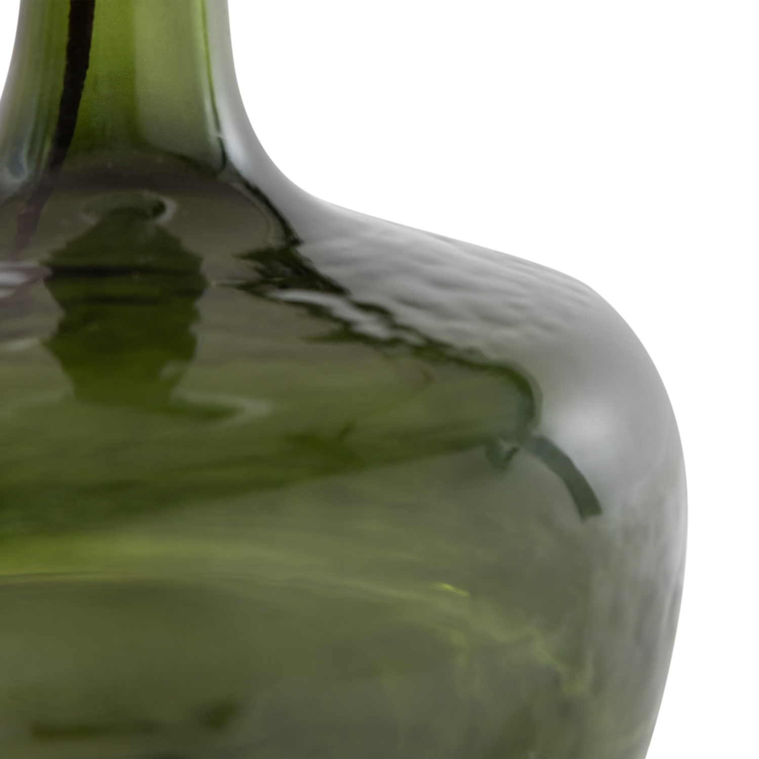 Woood | Tafellamp Luma glas groen naturel