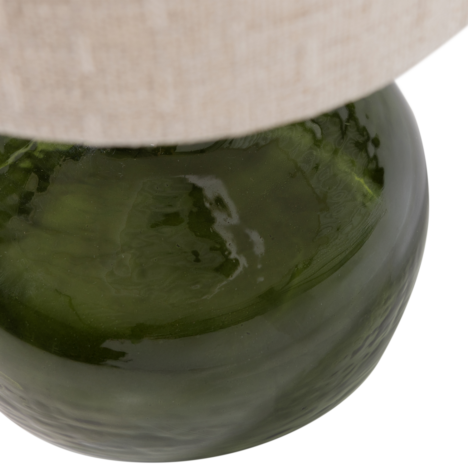 Woood | Tafellamp Luma glas groen naturel