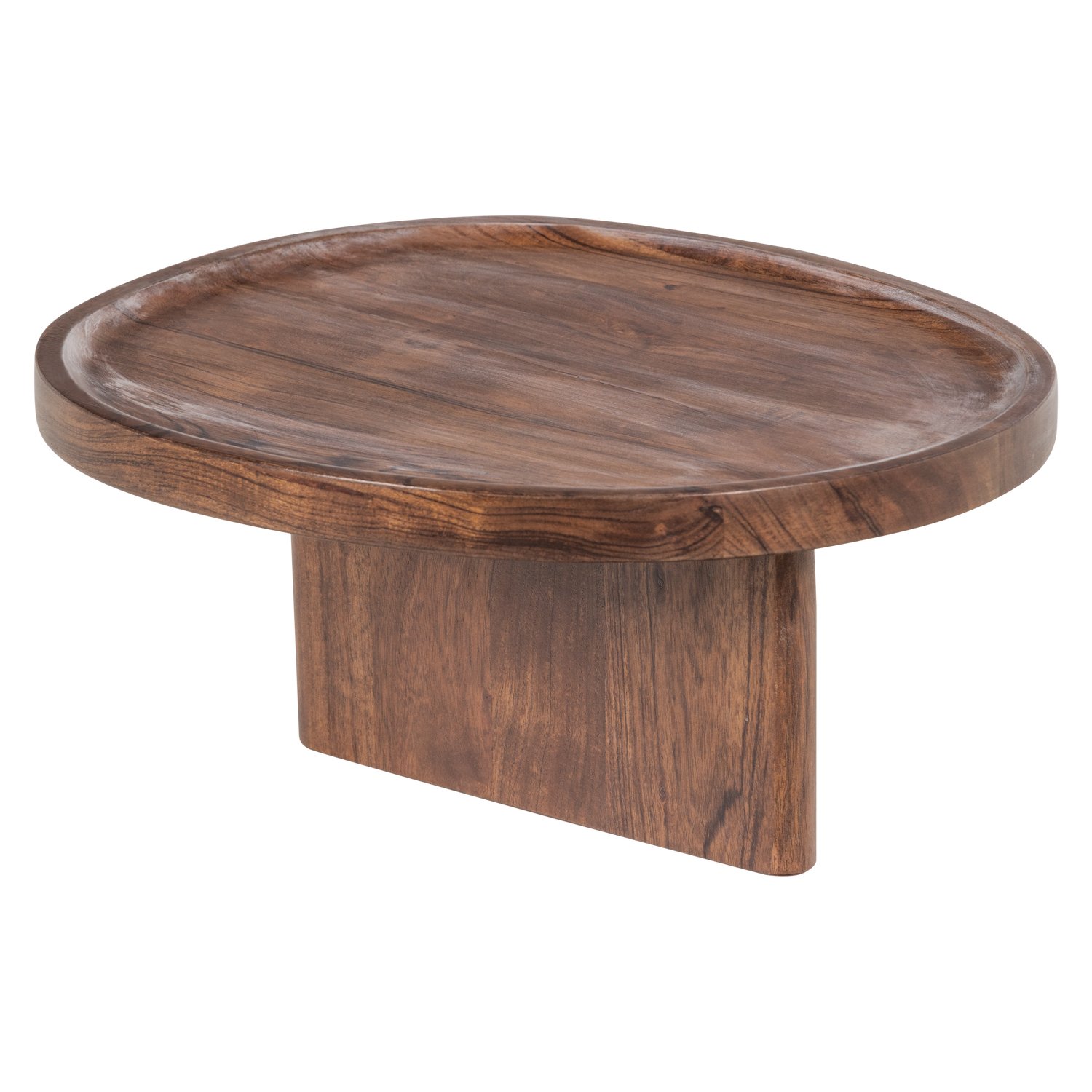 Woood | Dienbladtafel Naro acaciahout bruin