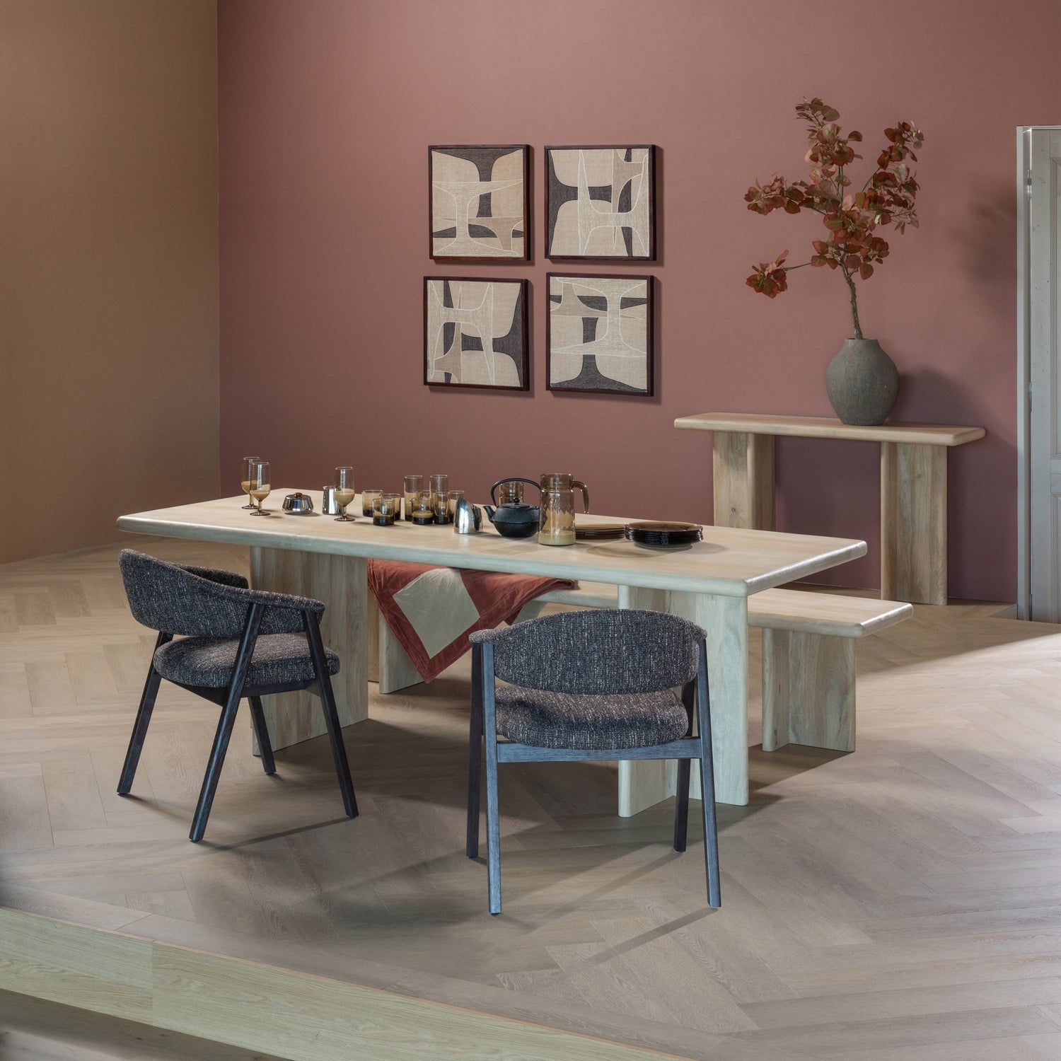 Woood | Eettafel Ato 220cm naturel