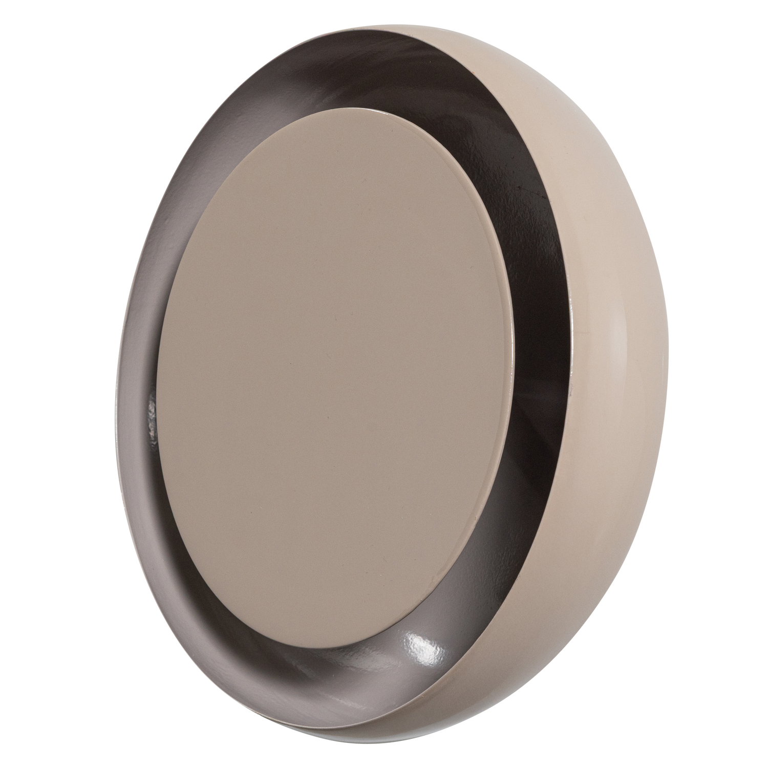 Woood | Wandlamp Gloomy rond metaal zand