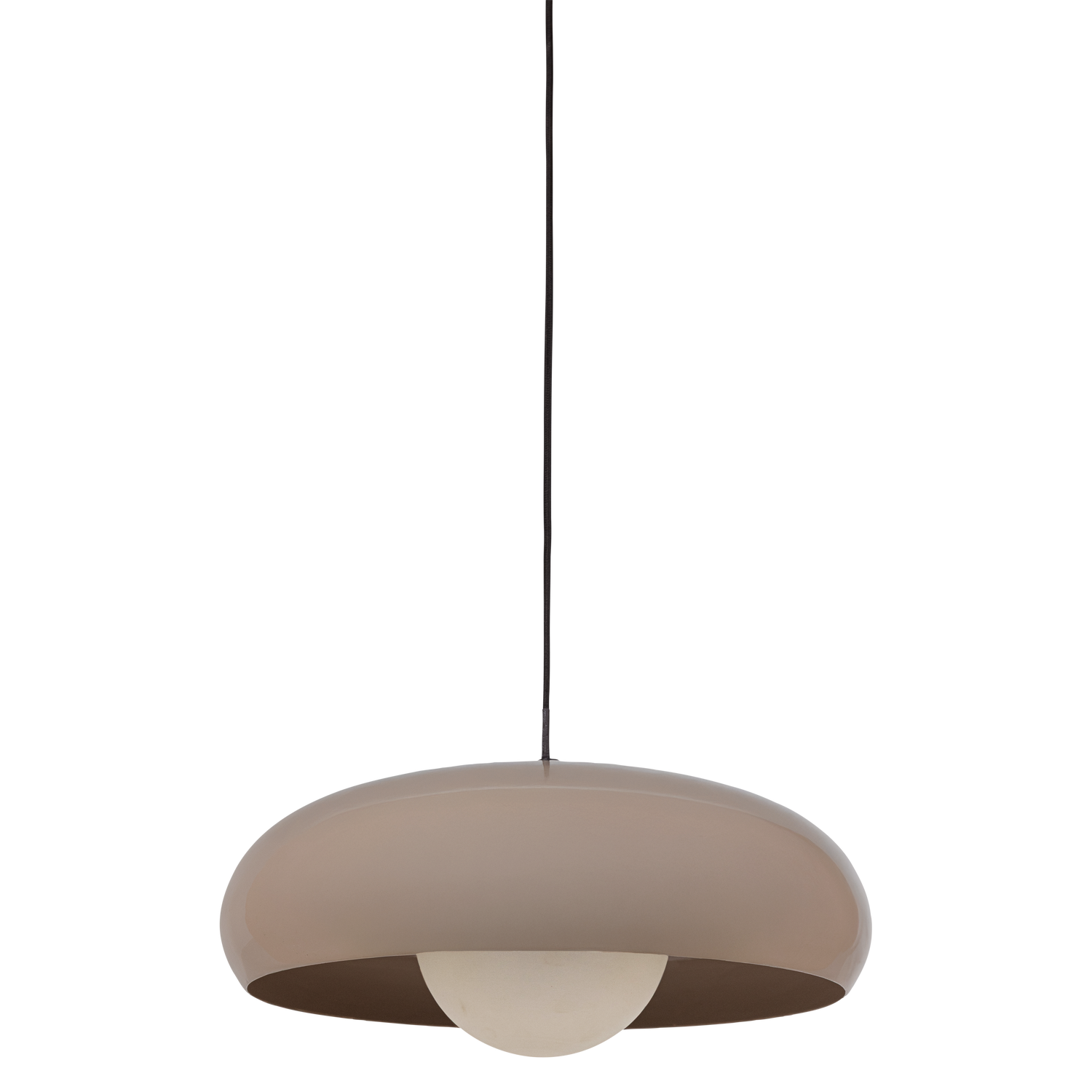 Woood | Hanglamp Tivo rond metaal hoogglans zand