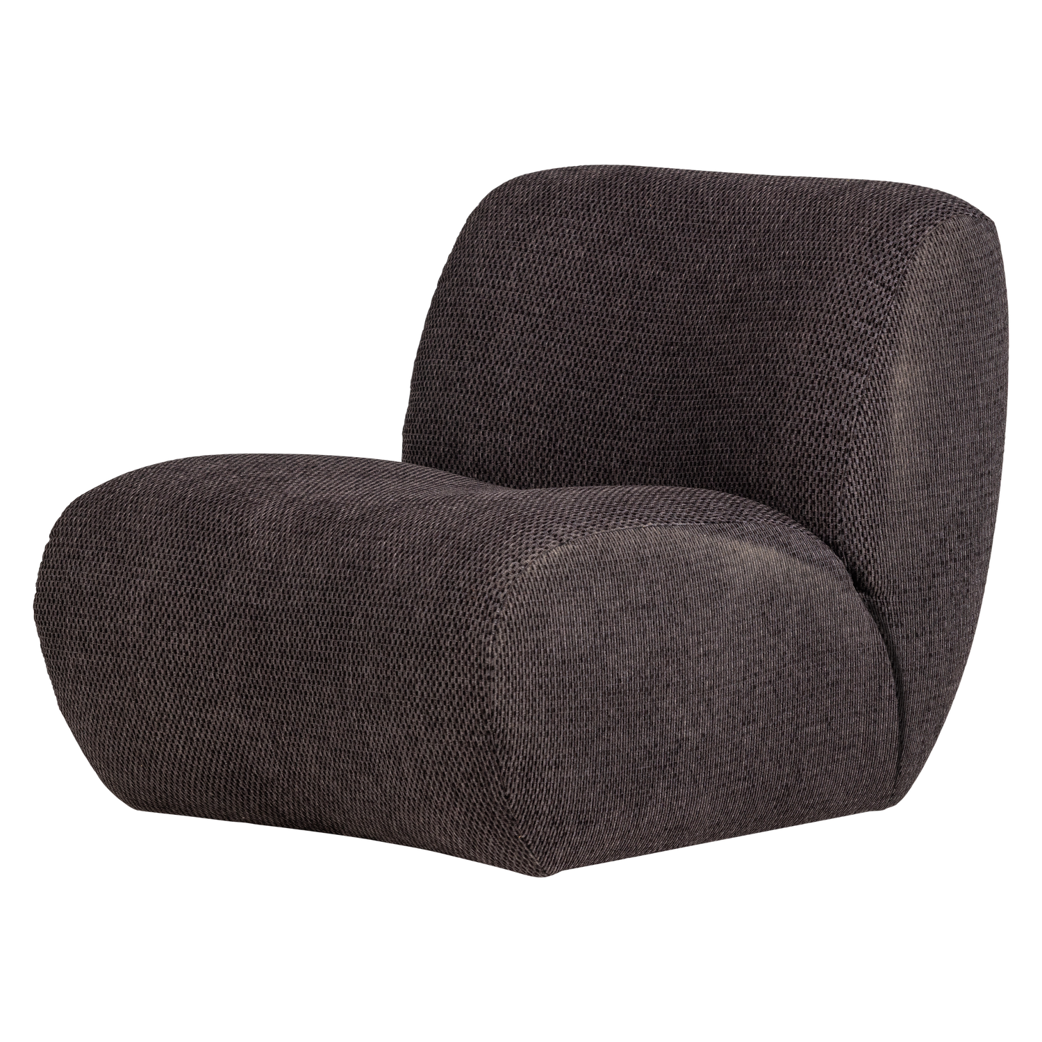 Woood | Fauteuil Nomu grove chenille antraciet