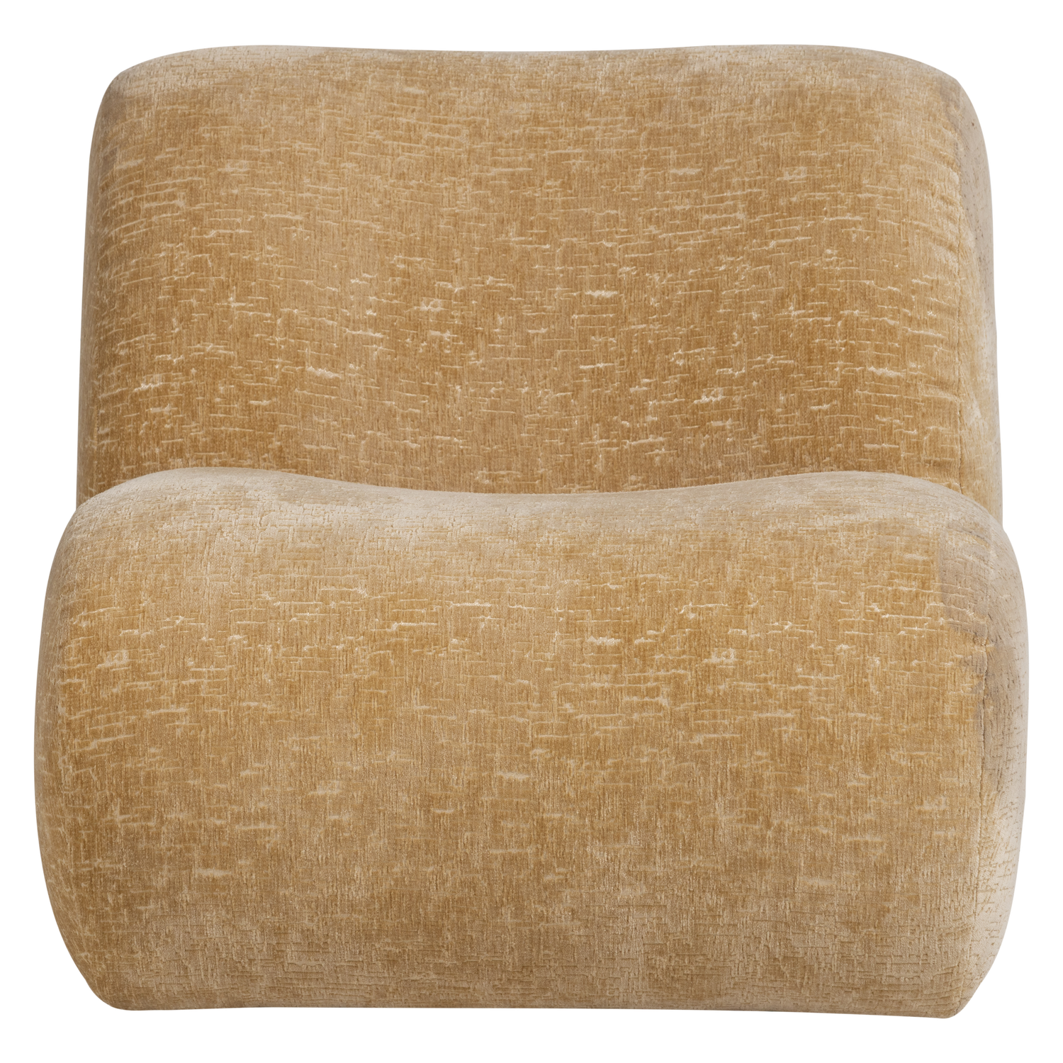 Woood | Fauteuil Nomu craquele velvet lichtgeel