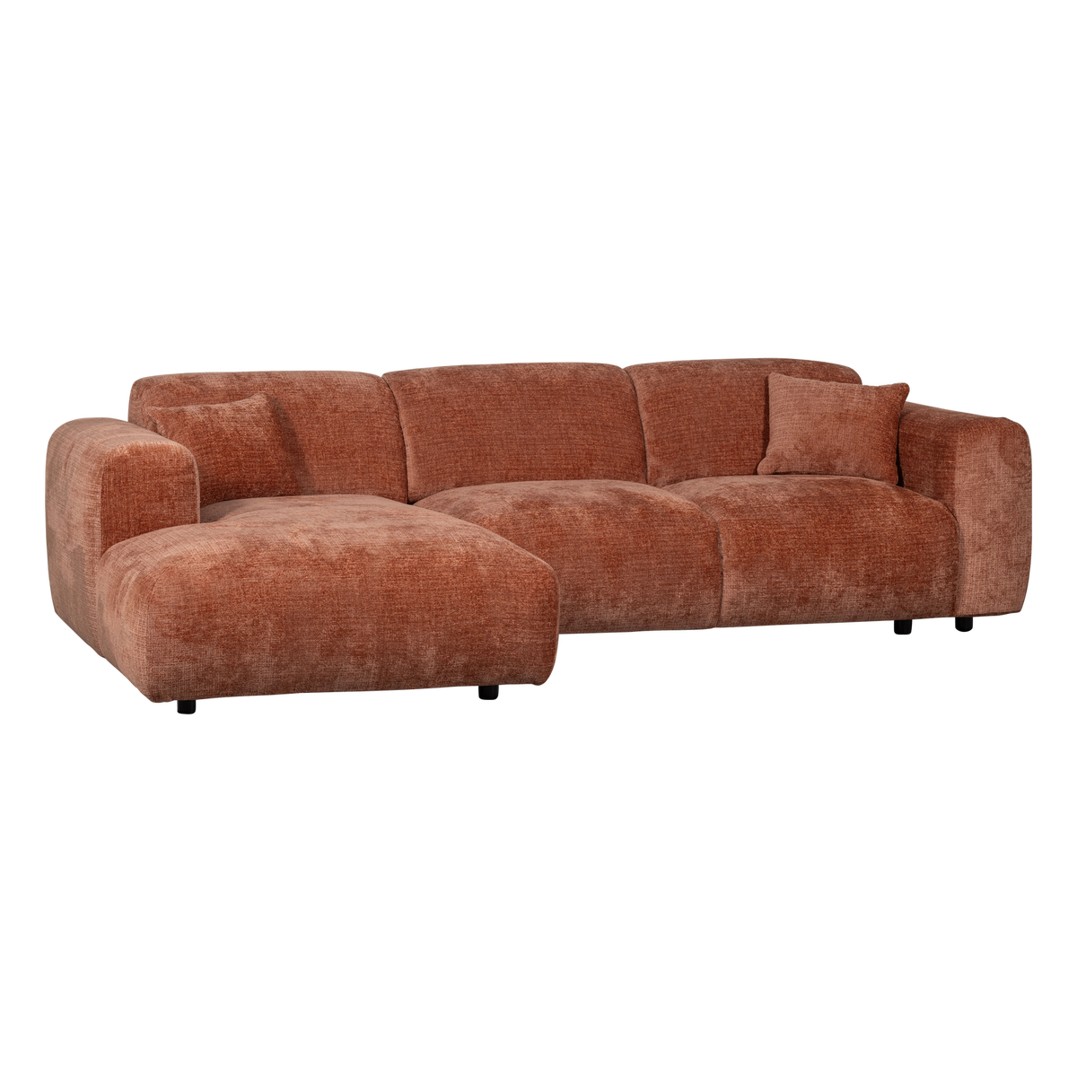 Woood | Chaise longue Cloud links chenille terra