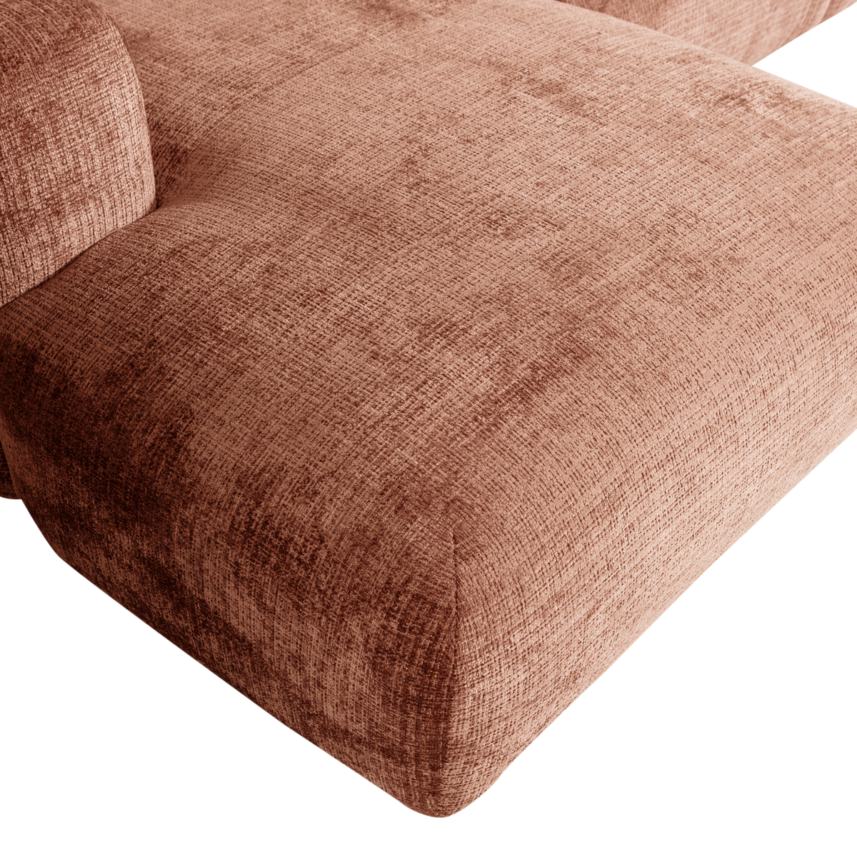 Woood | Chaise longue Cloud links chenille terra