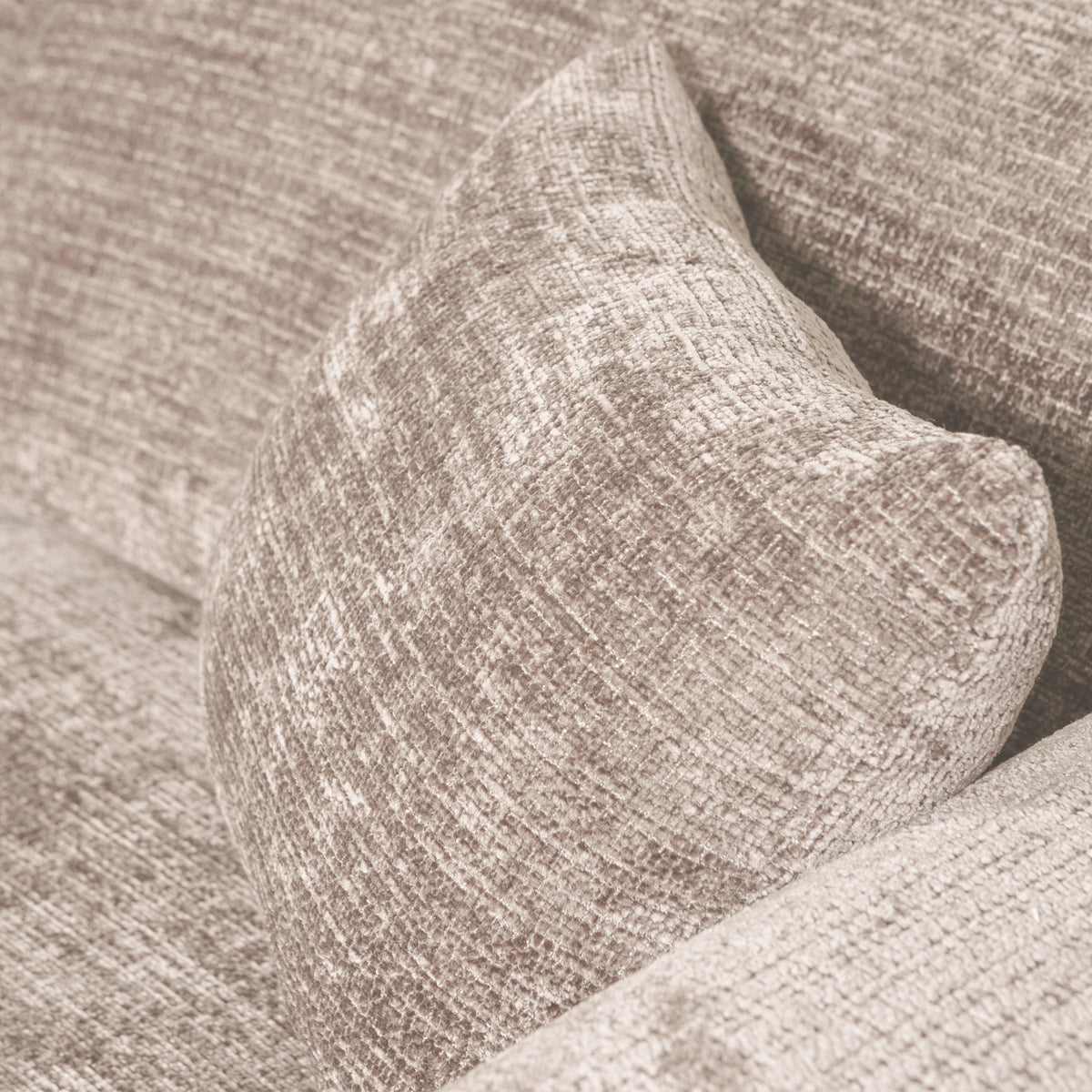 Woood | Chaise longue Cloud links chenille naturel