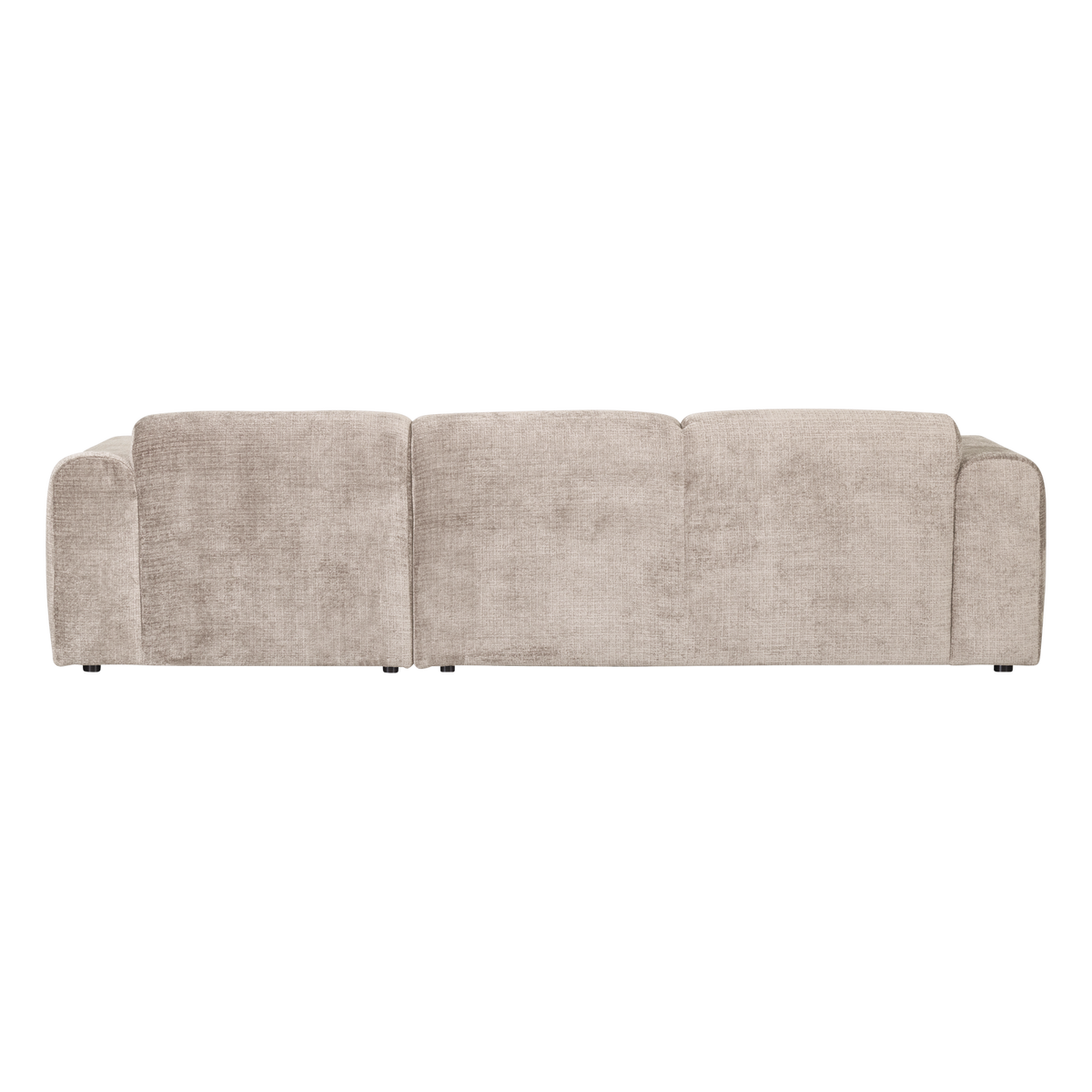 Woood | Chaise longue Cloud rechts chenille naturel