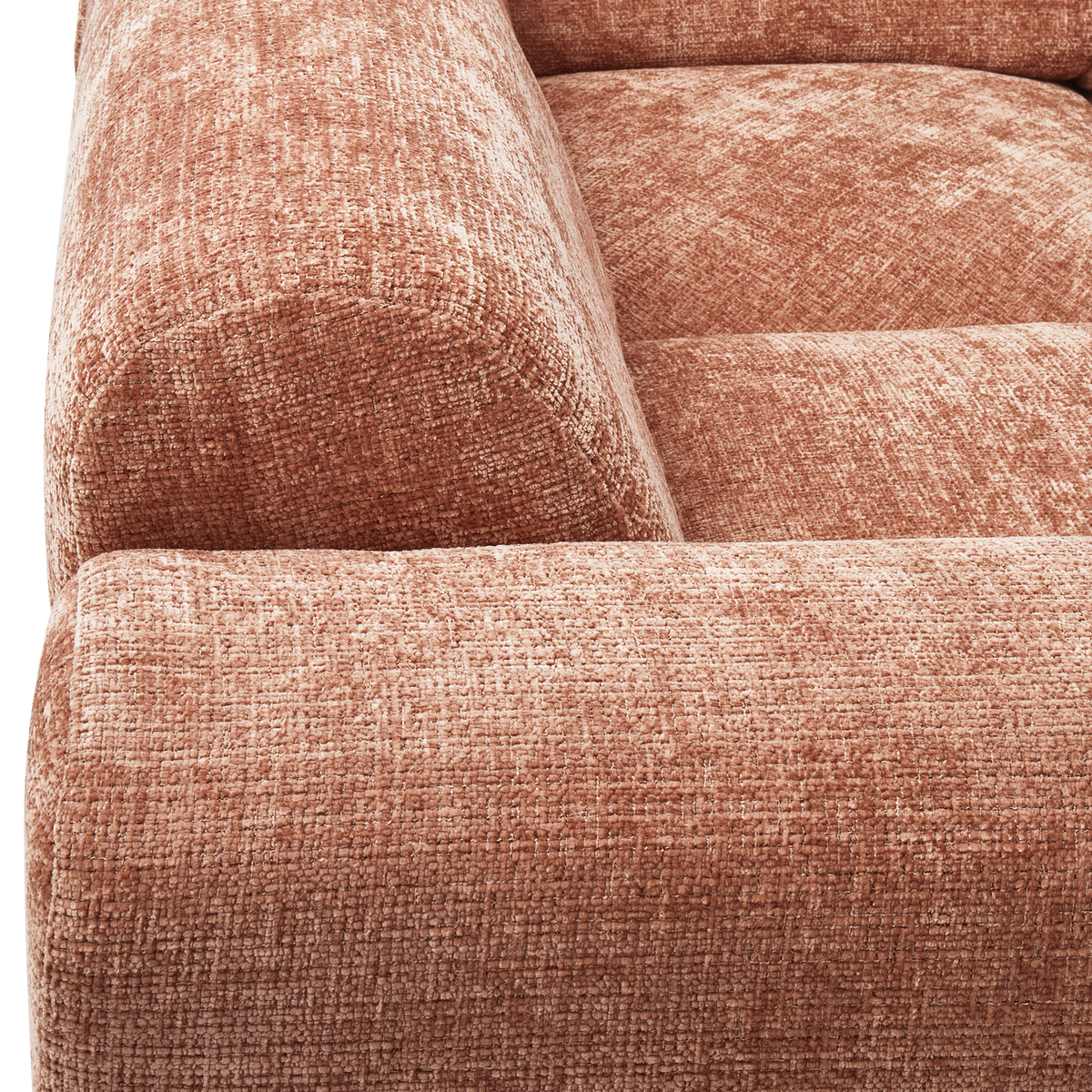 Woood | Hoekbank Cloud links chenille terra