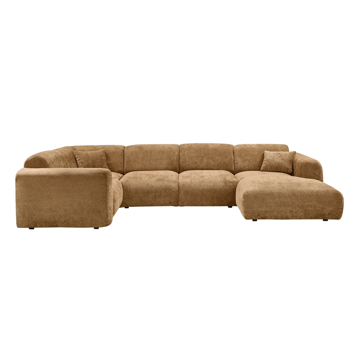 Woood | Hoekbank Cloud links chenille honinggeel