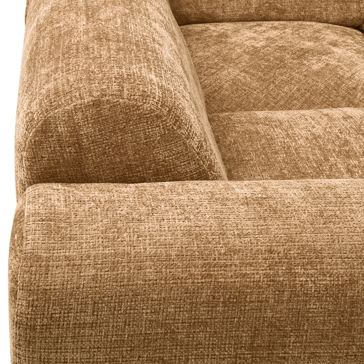 Woood | Hoekbank Cloud links chenille honinggeel