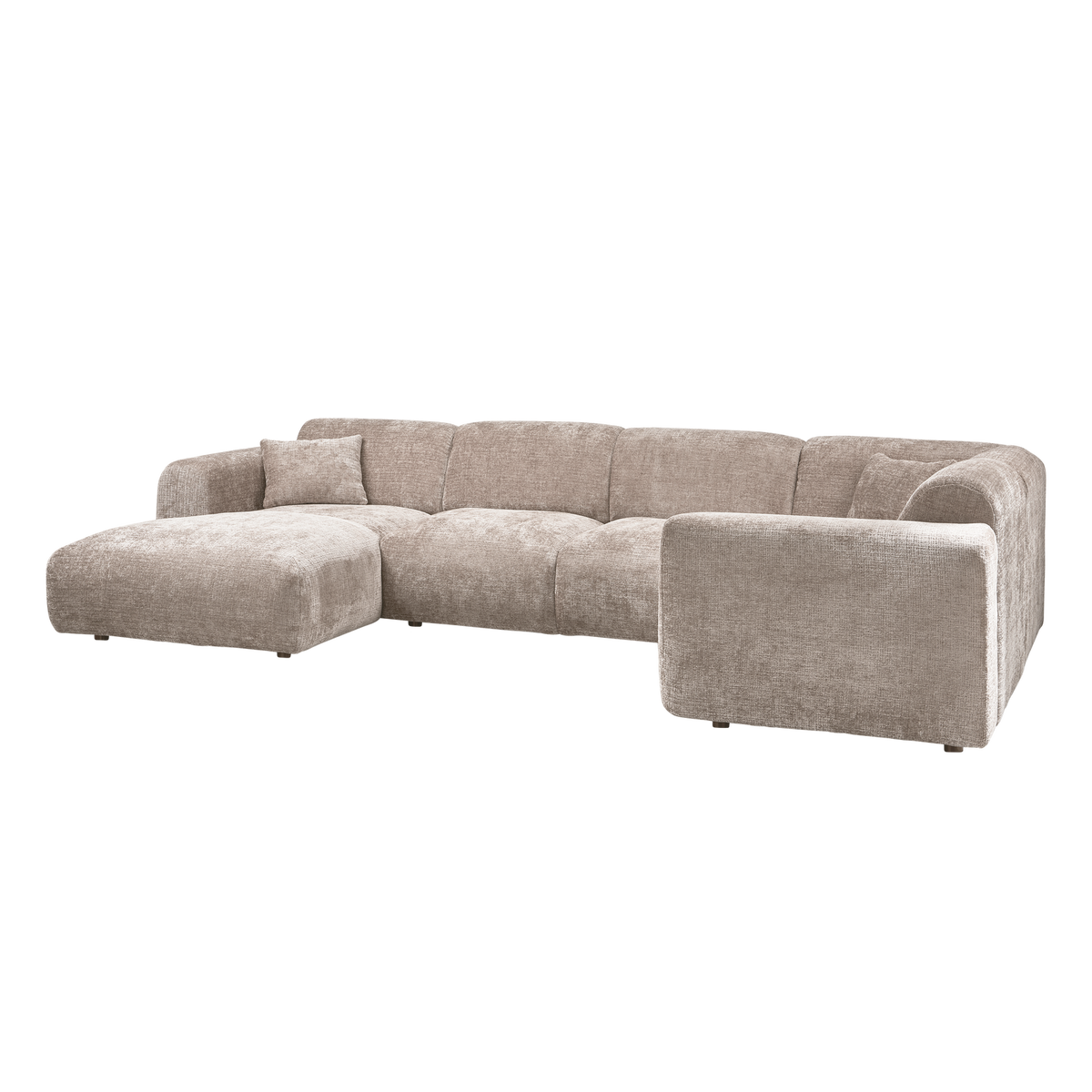 Woood | Hoekbank Cloud rechts chenille naturel