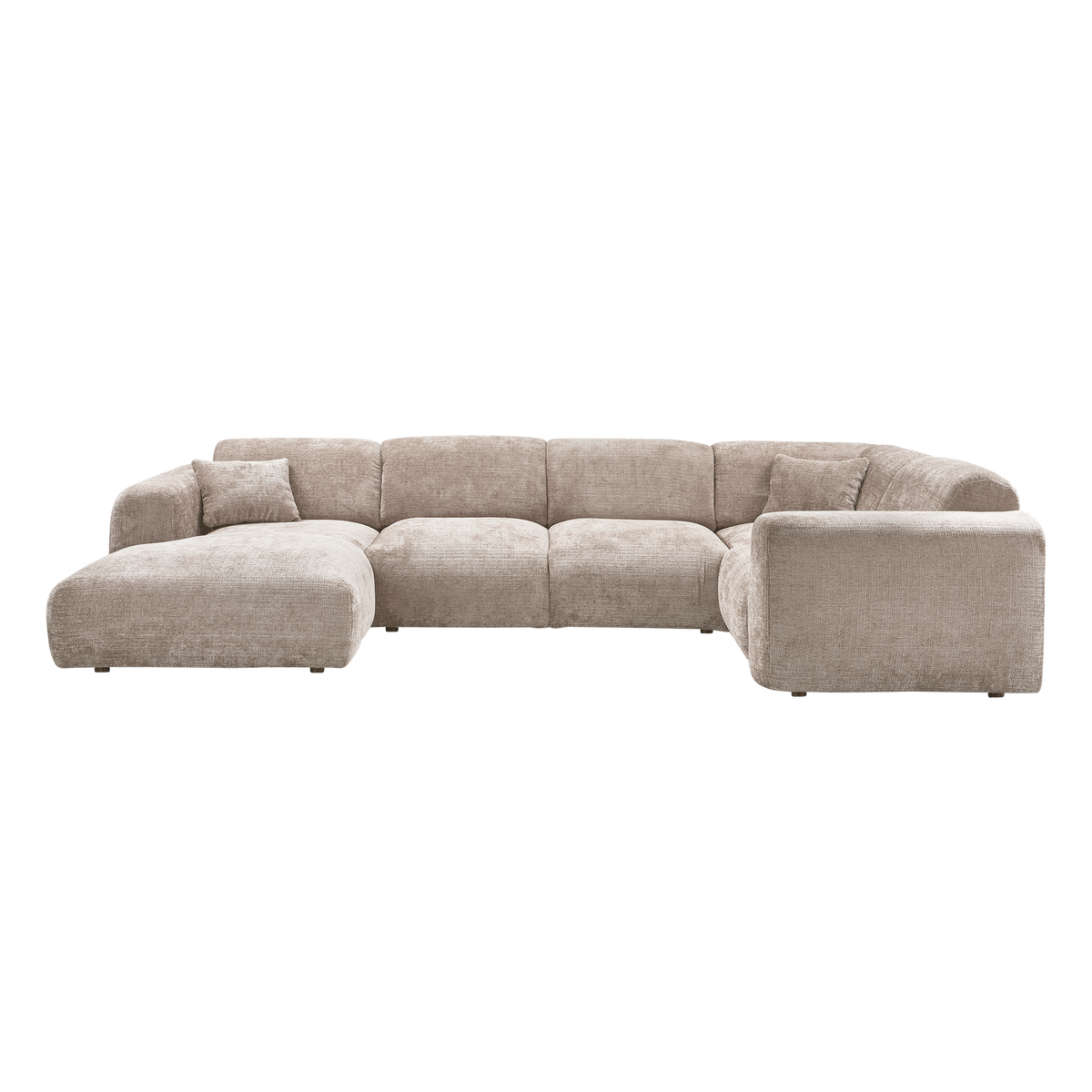 Woood | Hoekbank Cloud rechts chenille naturel