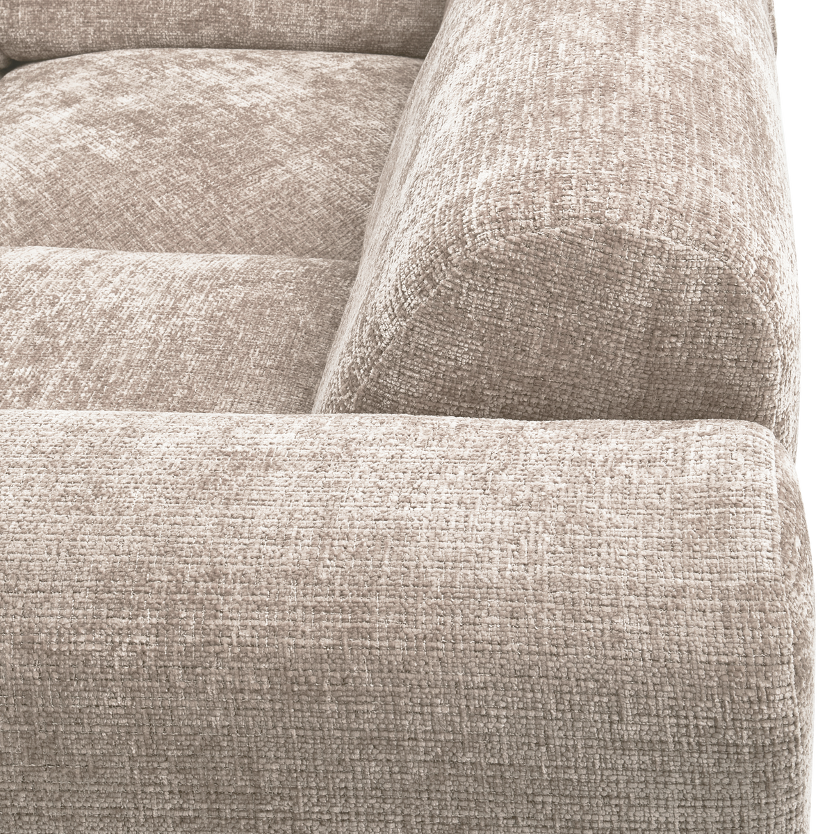 Woood | Hoekbank Cloud rechts chenille naturel