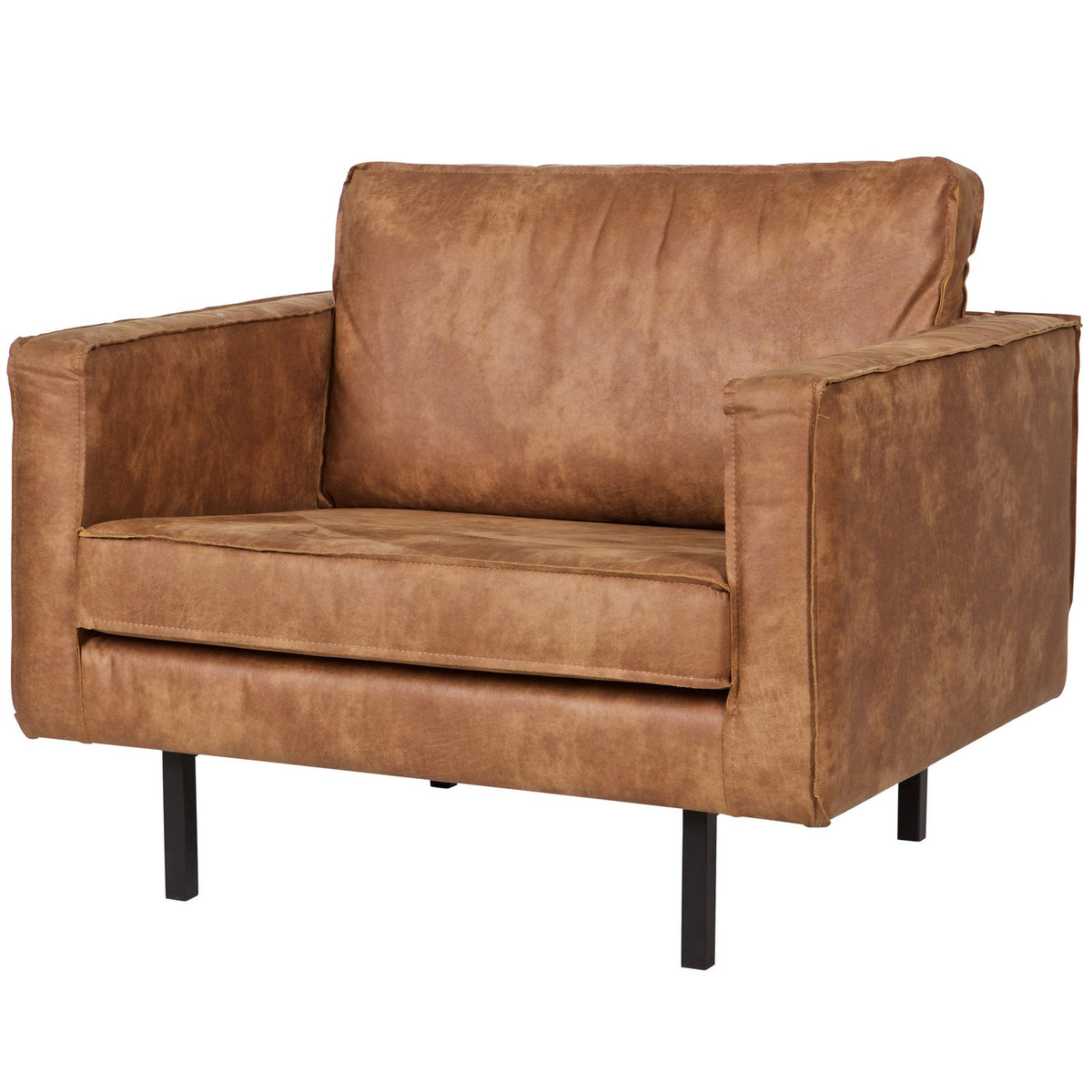 Woood | Fauteuil Rodeo ecoleer cognac