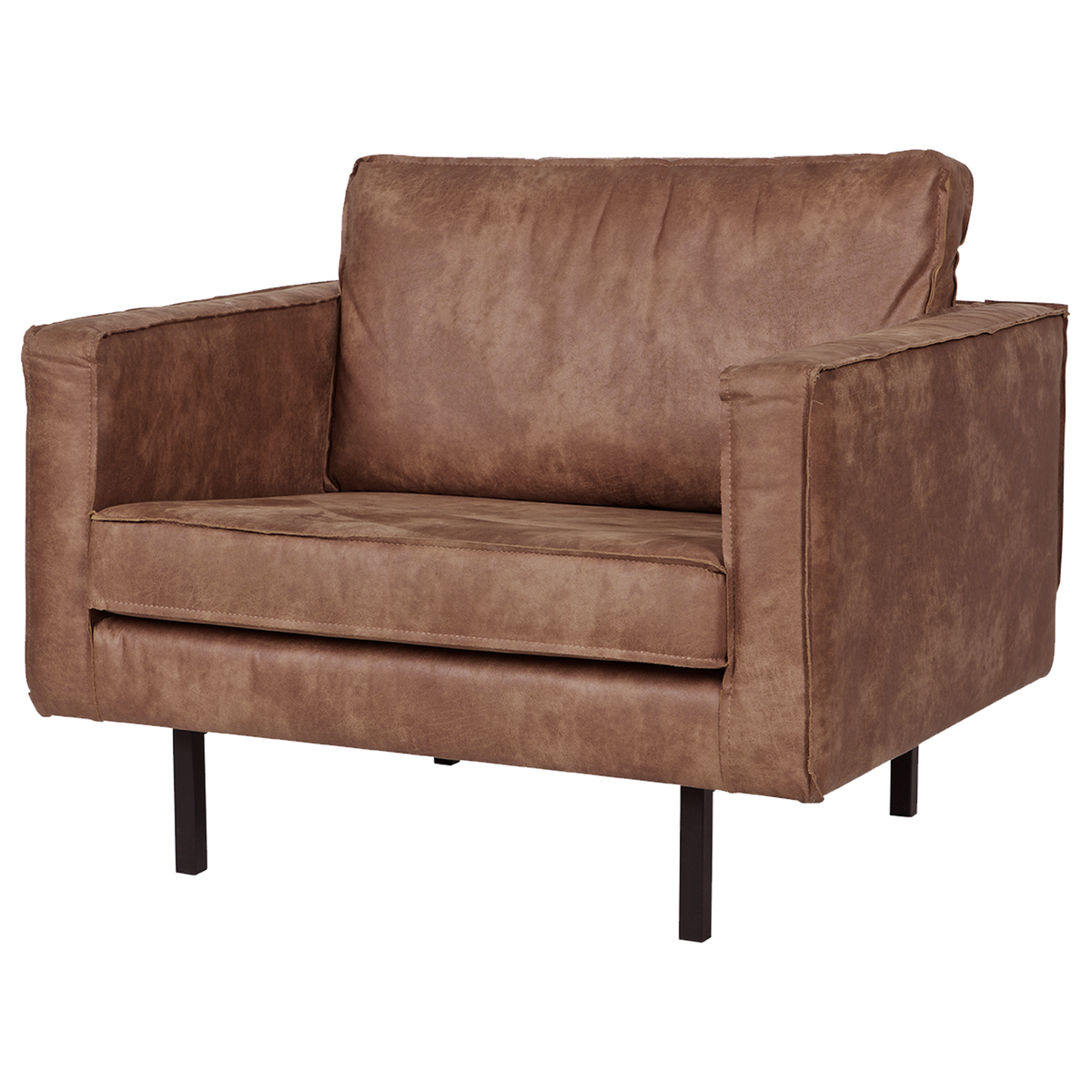 Woood | Fauteuil Rodeo ecoleer cognac