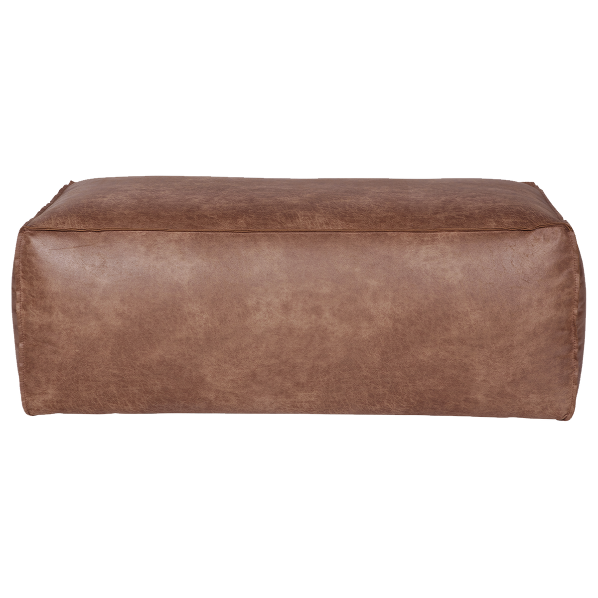 Woood | Poef Rodeo 43x120x60cm ecoleer cognac