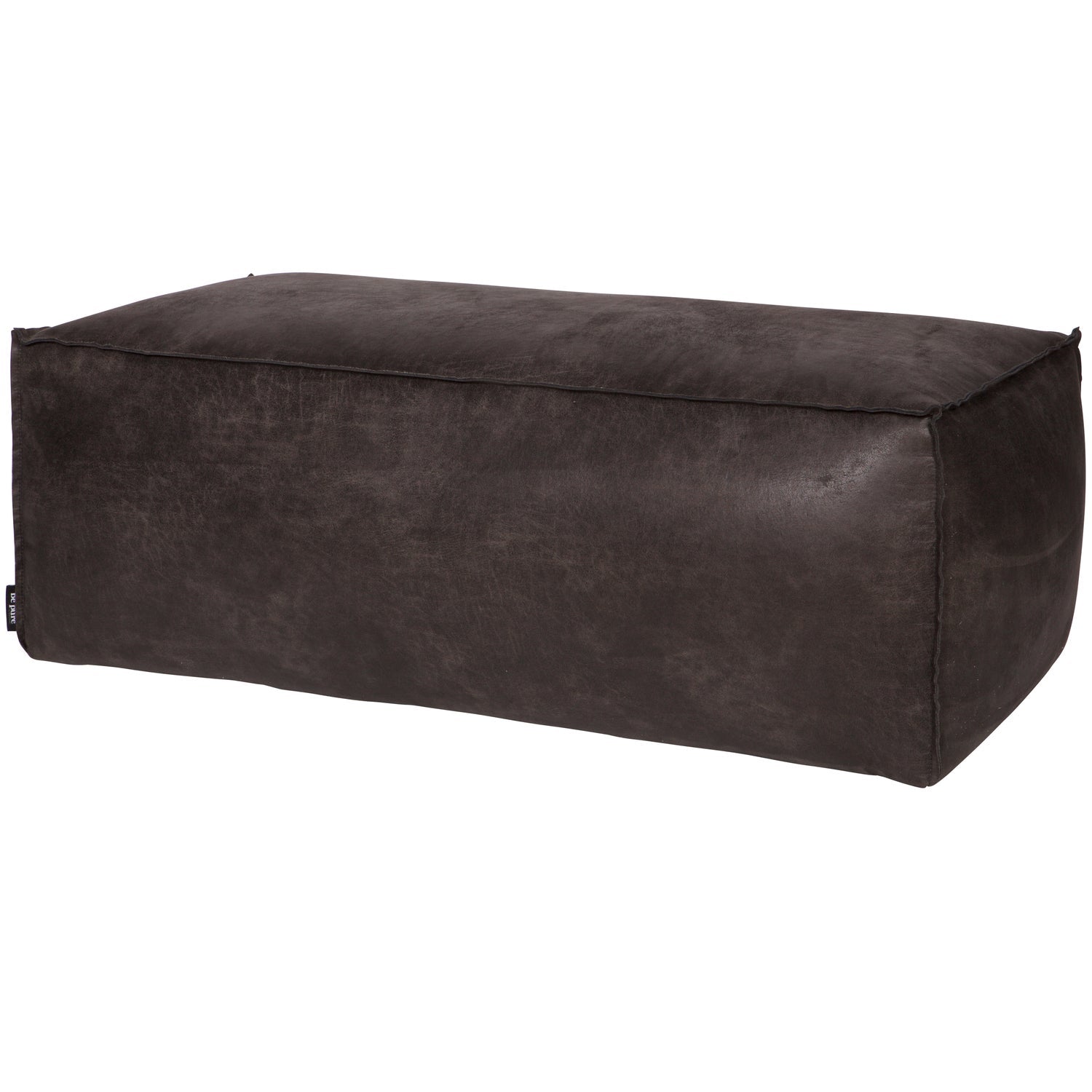 Woood | Poef Rodeo 43x120x60cm ecoleer zwart