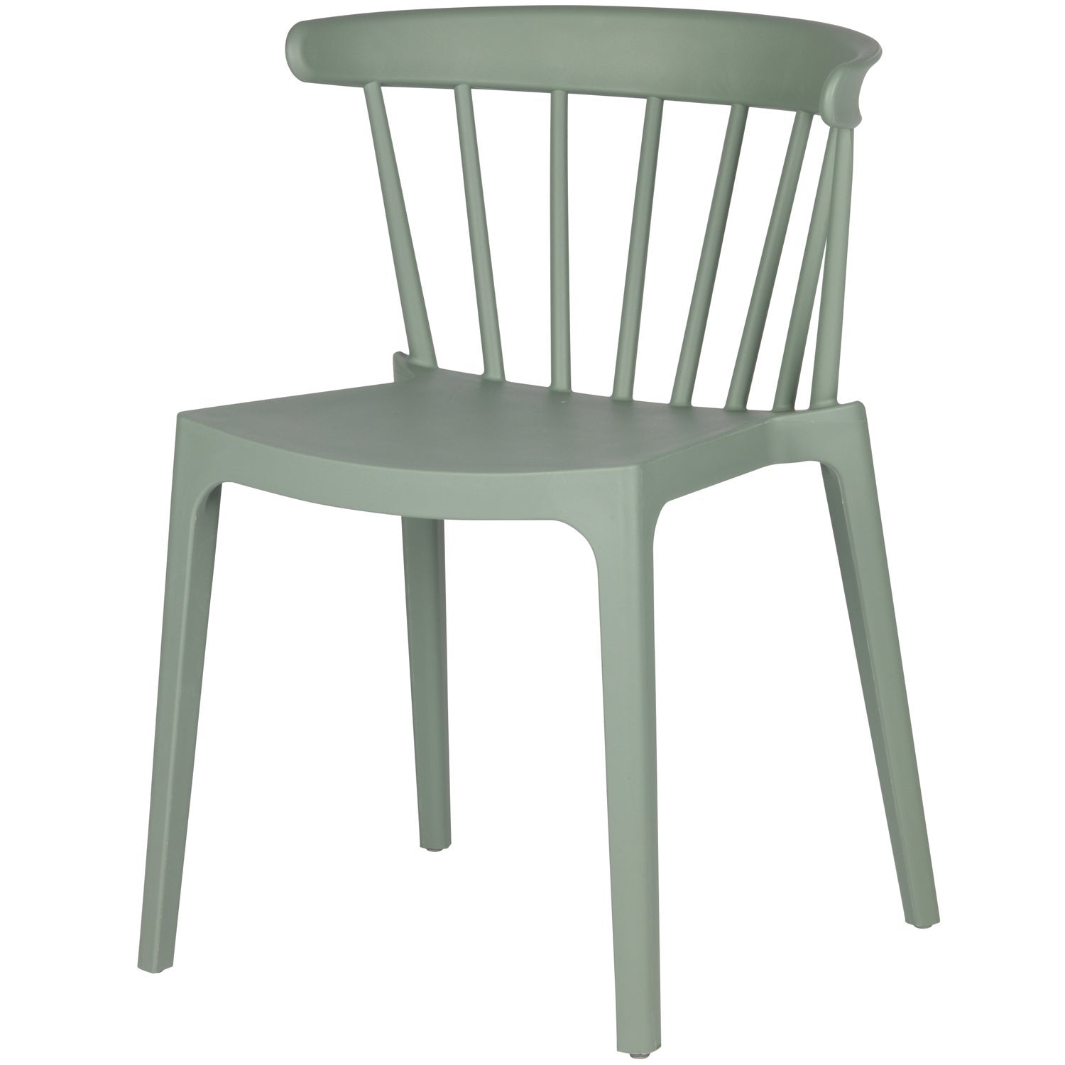 Woood | Tuinstoel Bliss met spijlen jadegroen (set van 2)