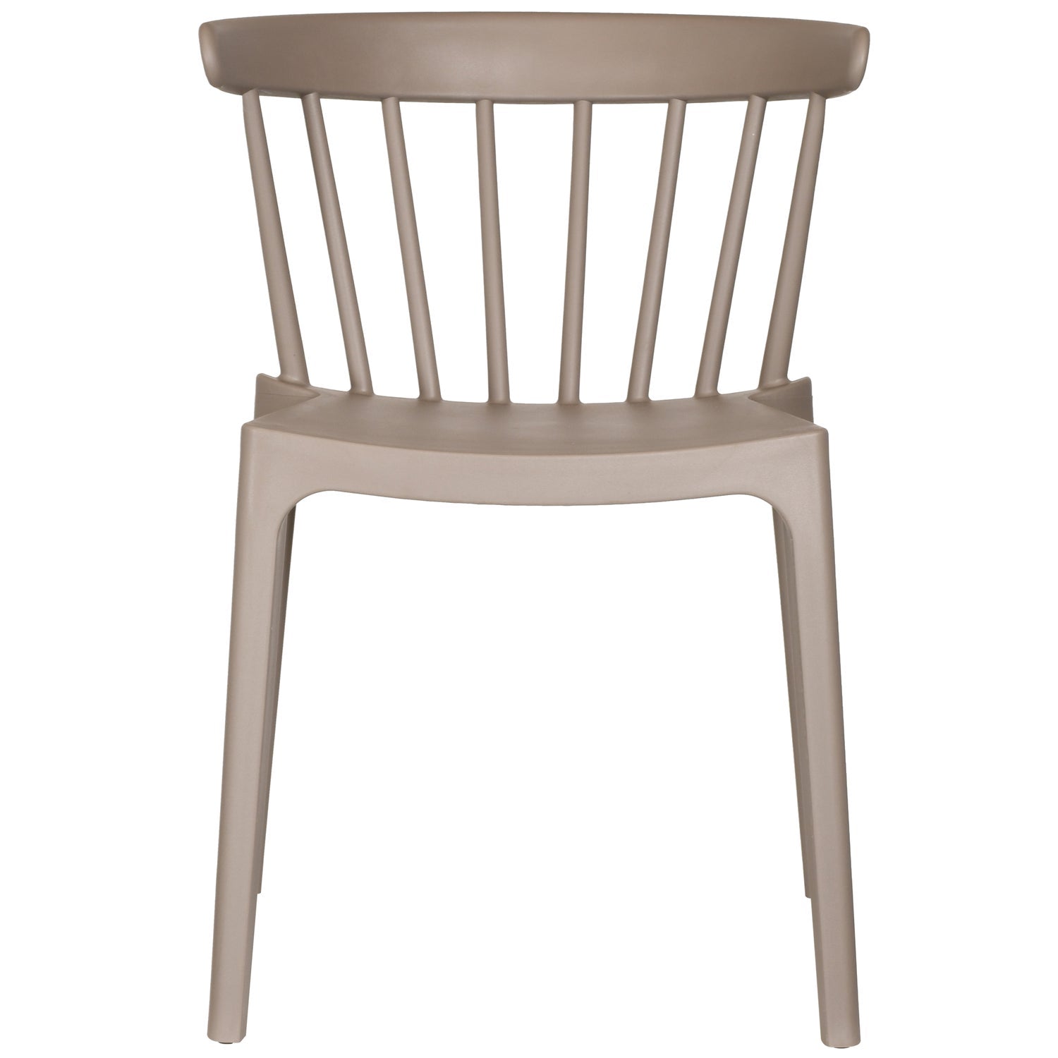 Woood | Tuinstoel Bliss met spijlen taupe (set van 2)