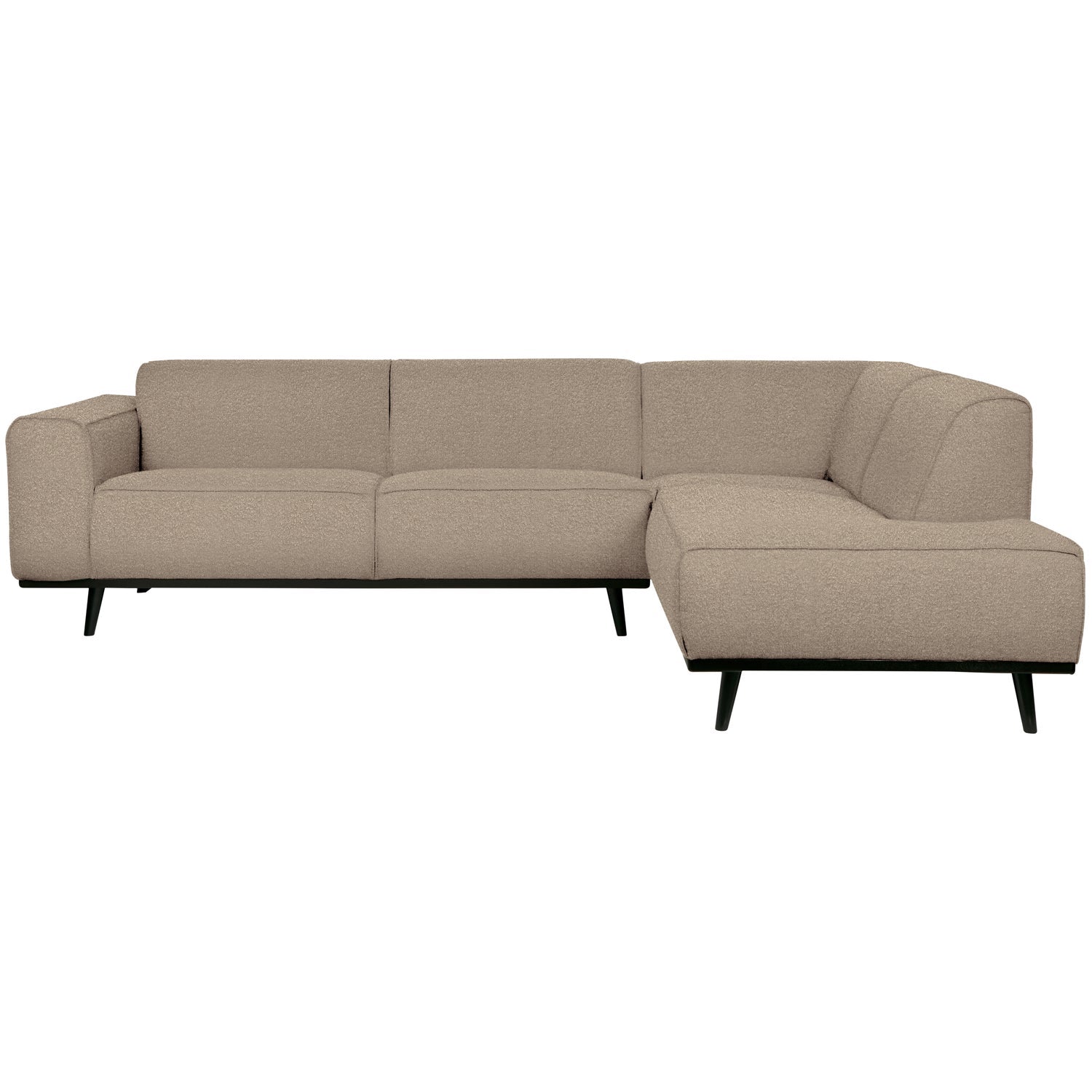 Woood | Hoekbank Statement rechts boucle beige