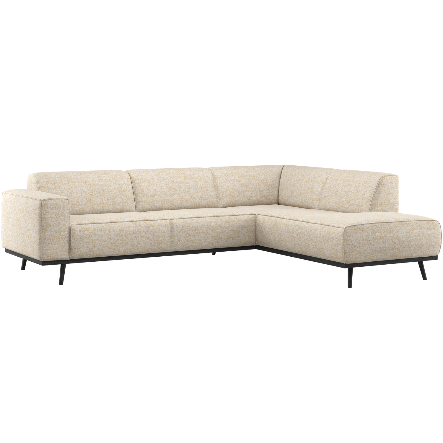 Woood | Hoekbank Statement rechts beige melange