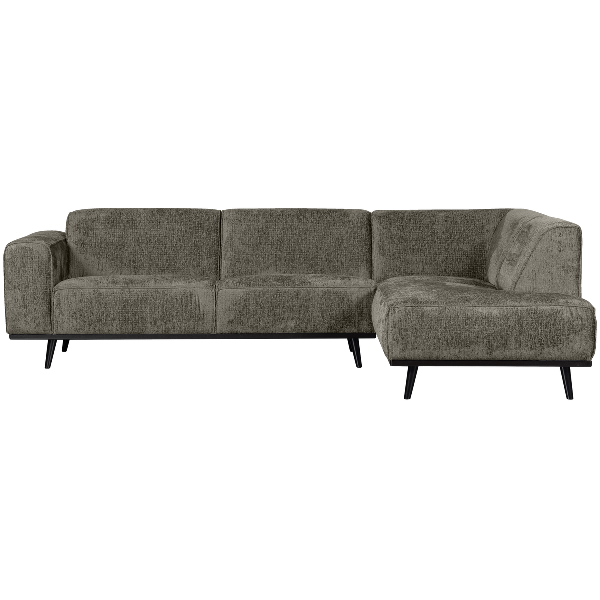 Woood | Hoekbank Statement rechts structure velvet frost