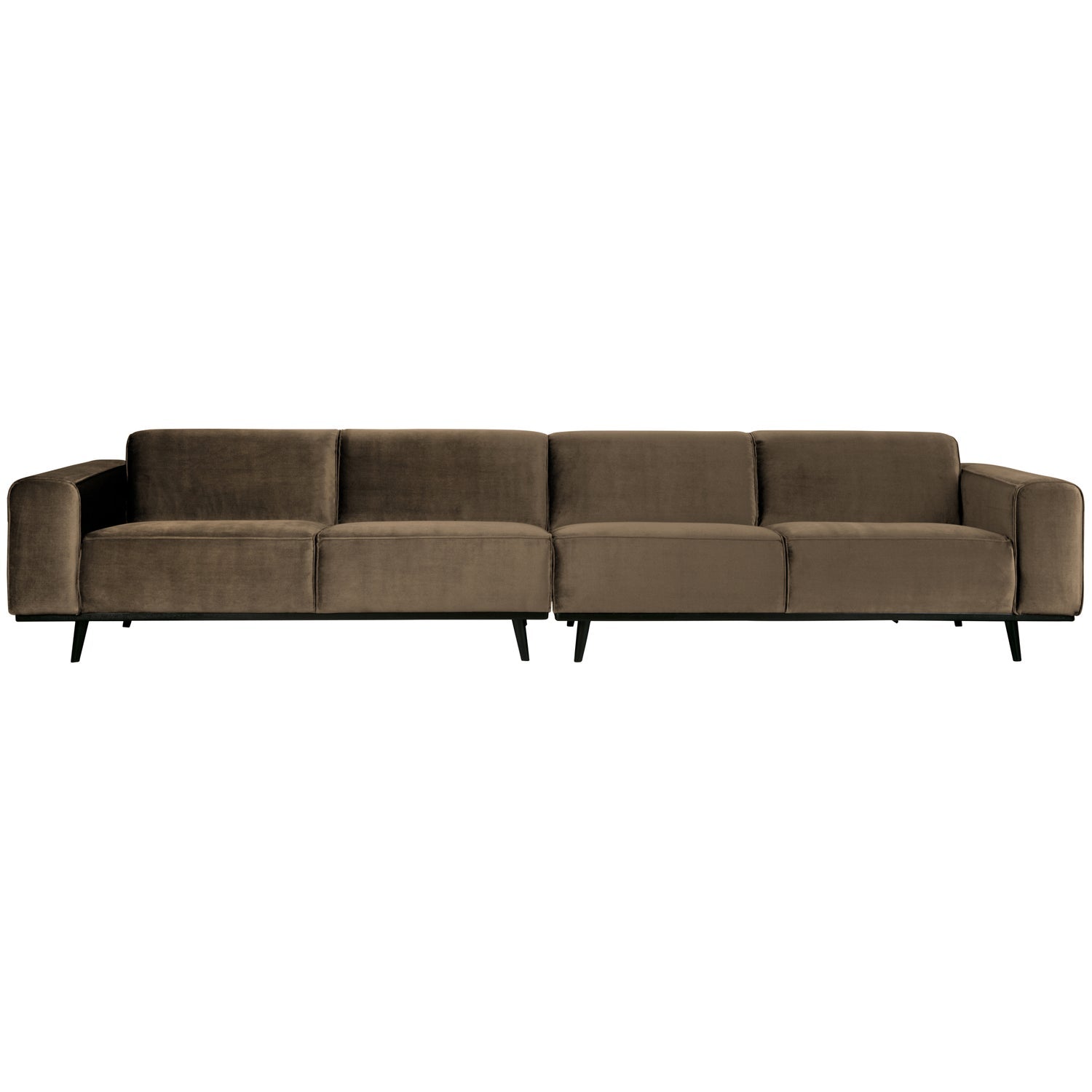Woood | 4-Zits bank XL Statement velvet taupe